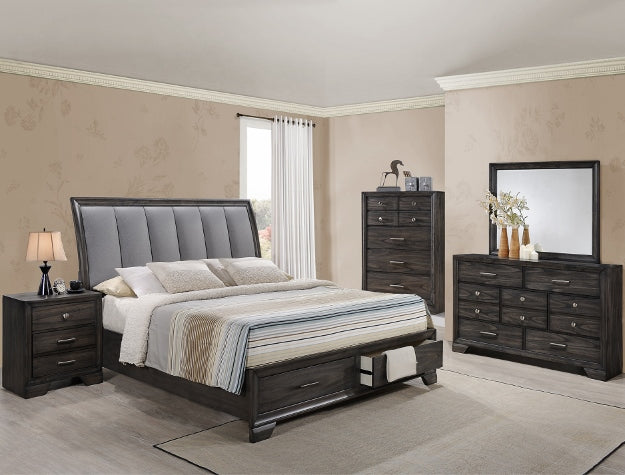 JAYMES QUEEN STORAGE BED HB - B6580-Q-HB