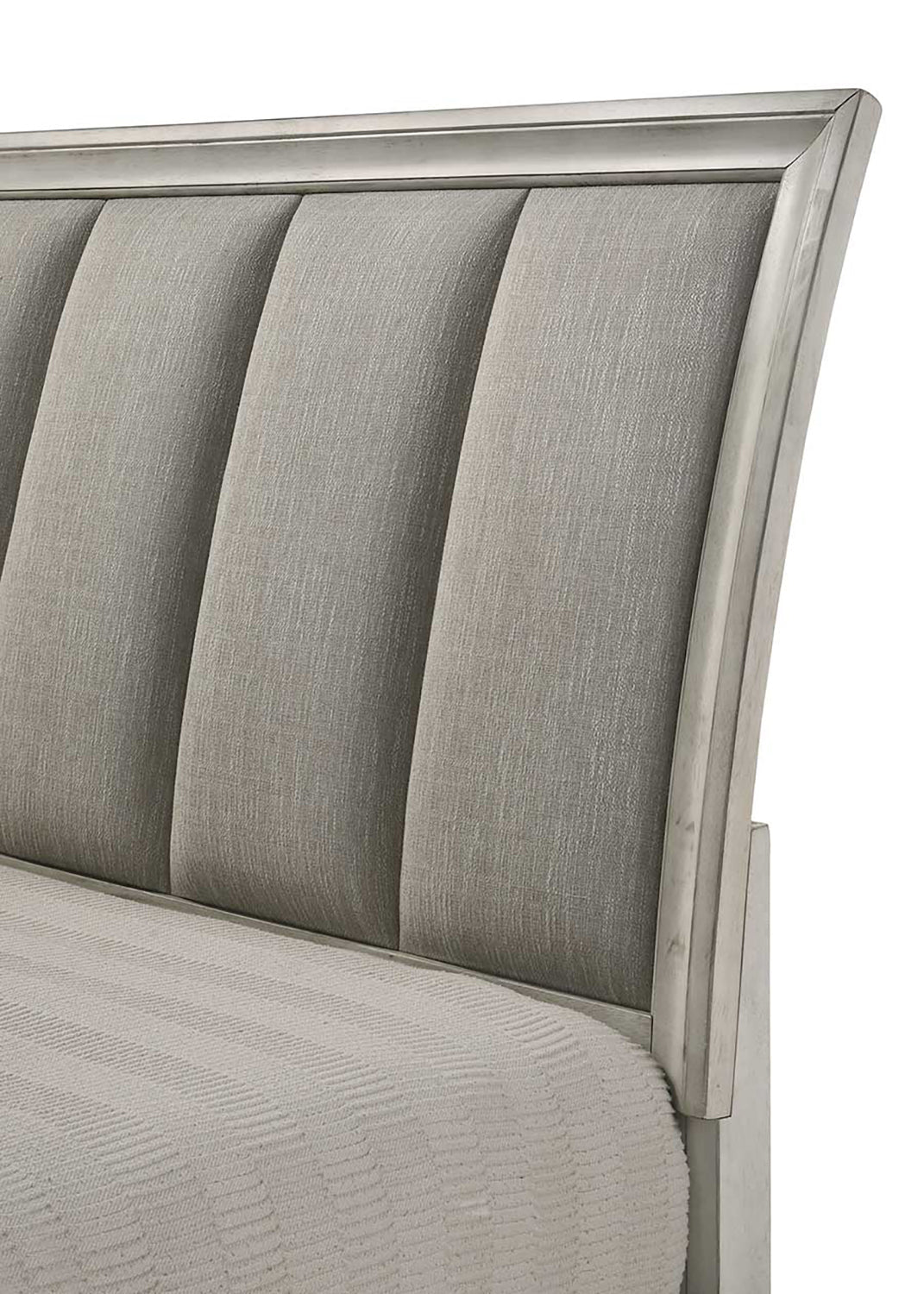 Jaymes White Mist King Footboard Storage Platform Bed - SET | B6582-K-HB | B6582-K-FBD | B6582-KQ-RAIL