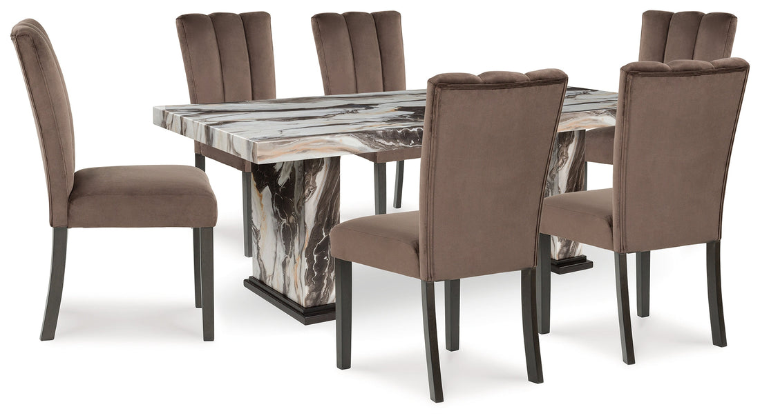 Jeshina Dining Table and 6 Chairs from Ashley - Luna Furniture