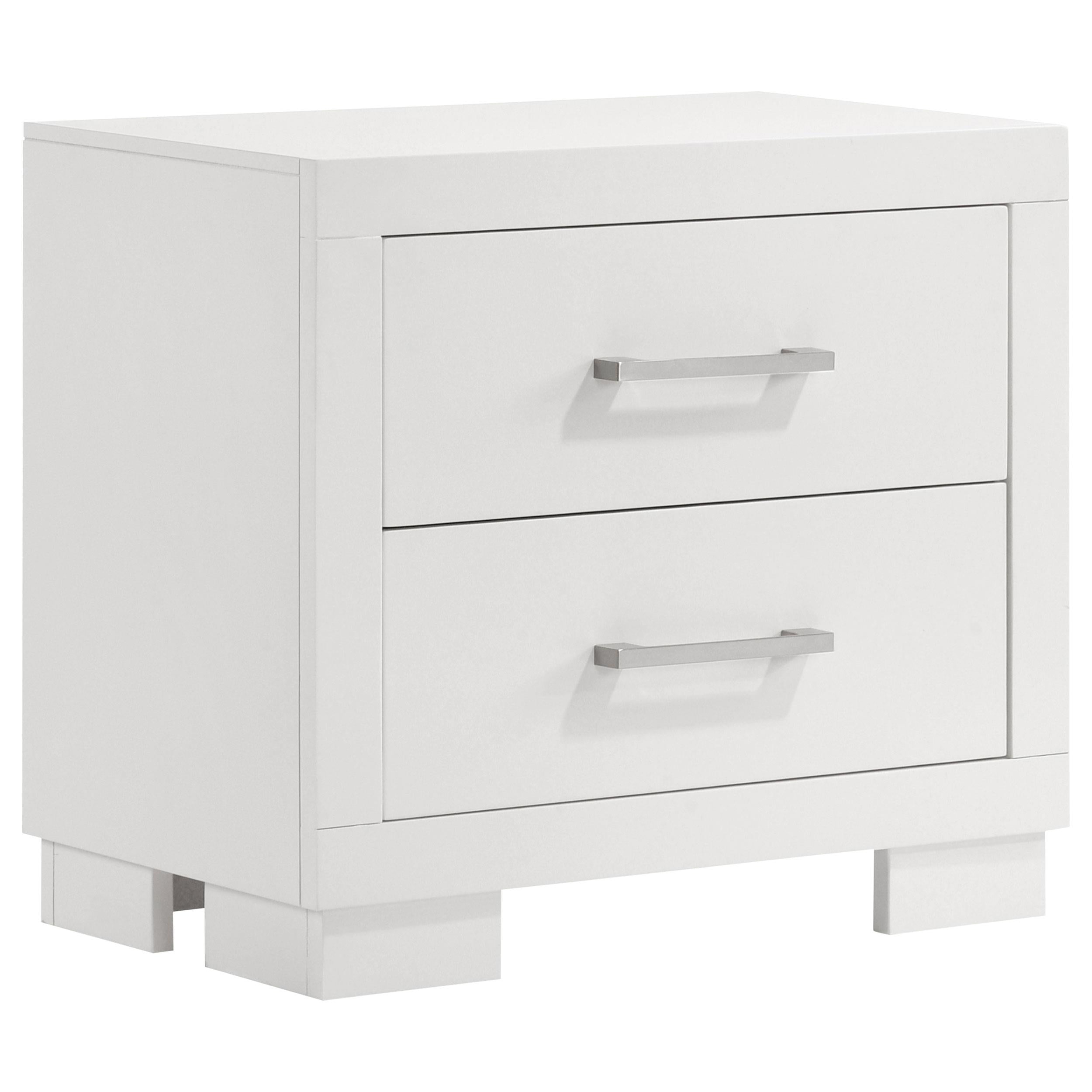 Jessica 5-piece Queen LED Bedroom Set Snow White - 202990Q-S5
