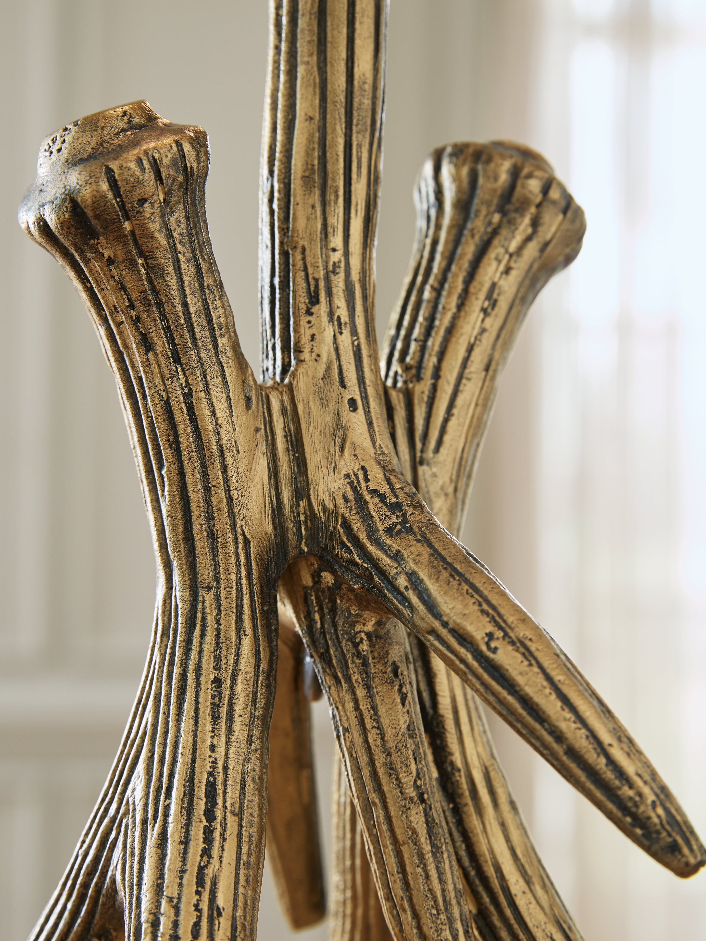 Josney 2-Piece Table Lamp Set in Antique Gold Finish - PKG019353