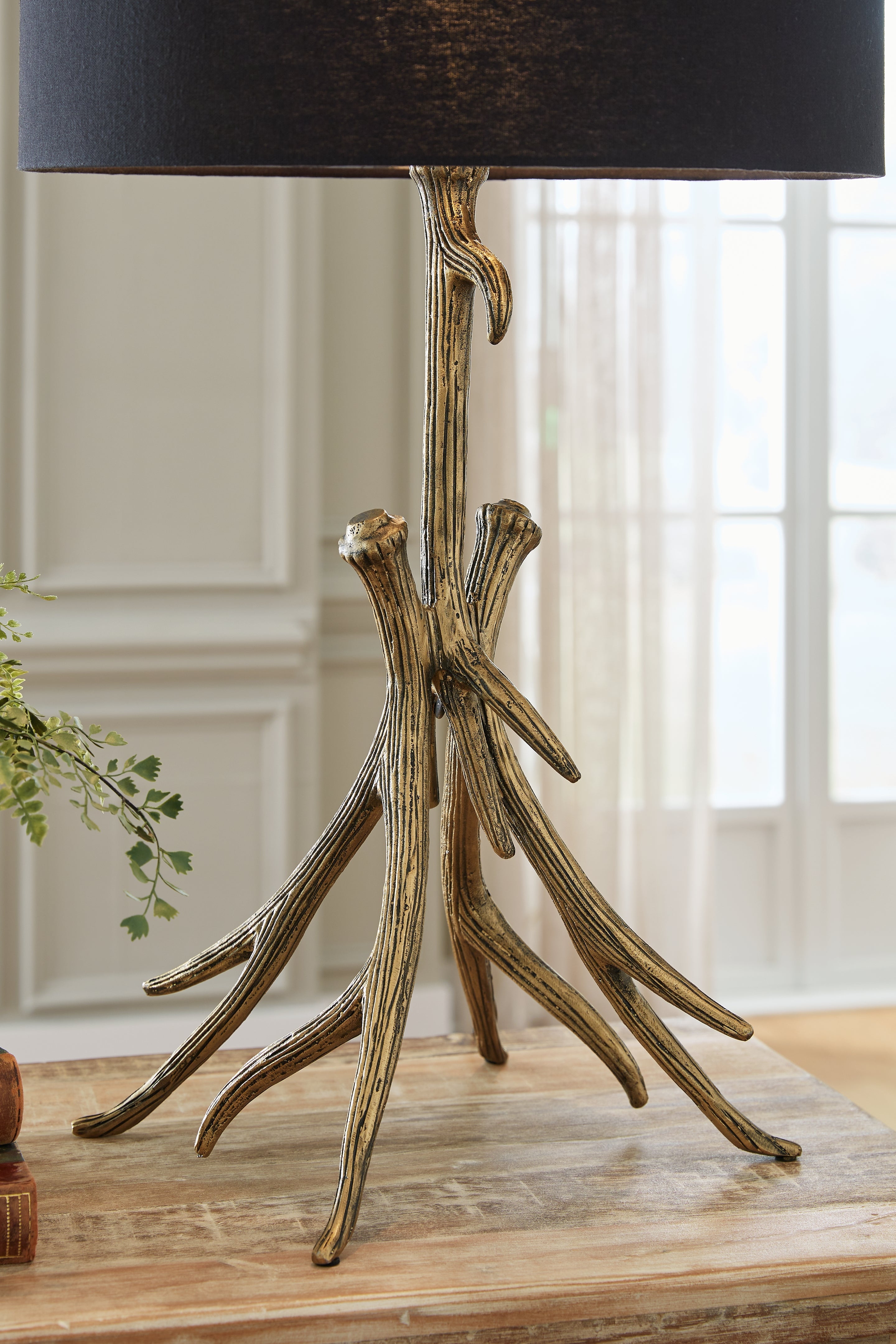 Josney Antique Gold Finish Table Lamp - L317034