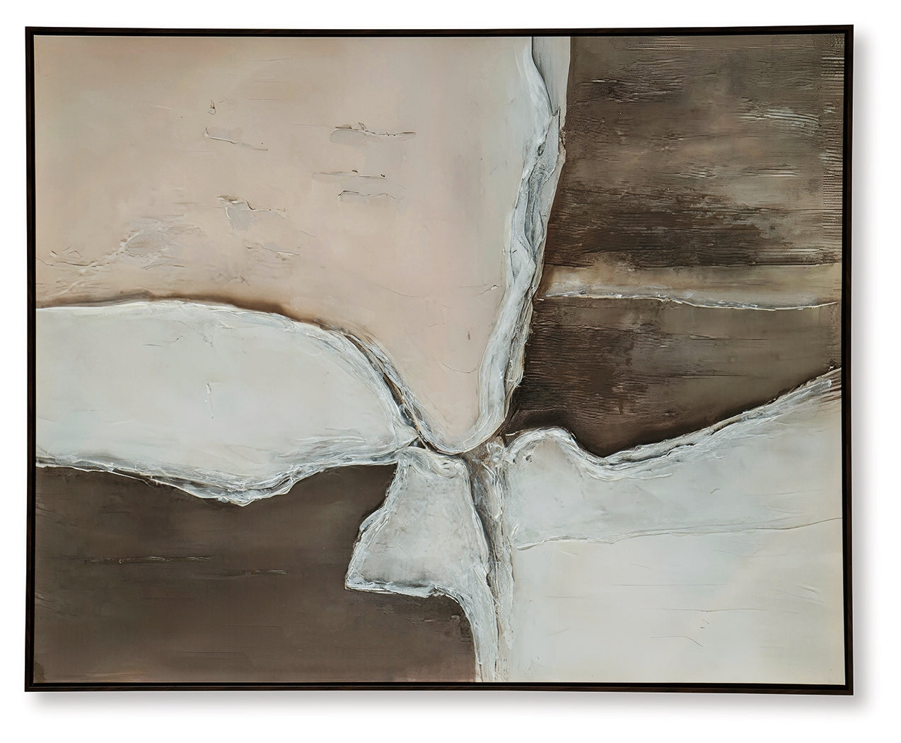 Junward Brown/Tan/White Wall Art - A8000461