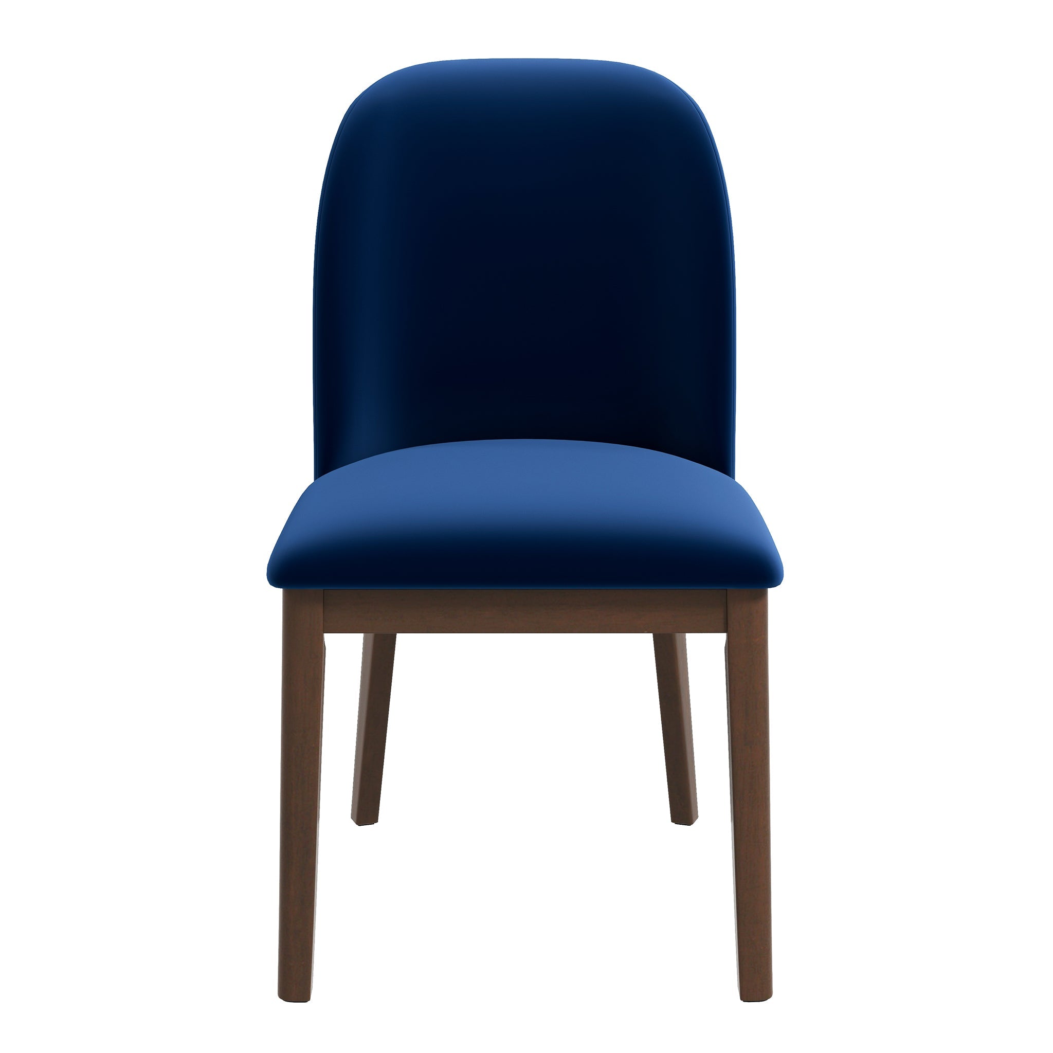 Kaitlyn Navy Blue Velvet Dining Chair (Set Of 2) - DCH00400504
