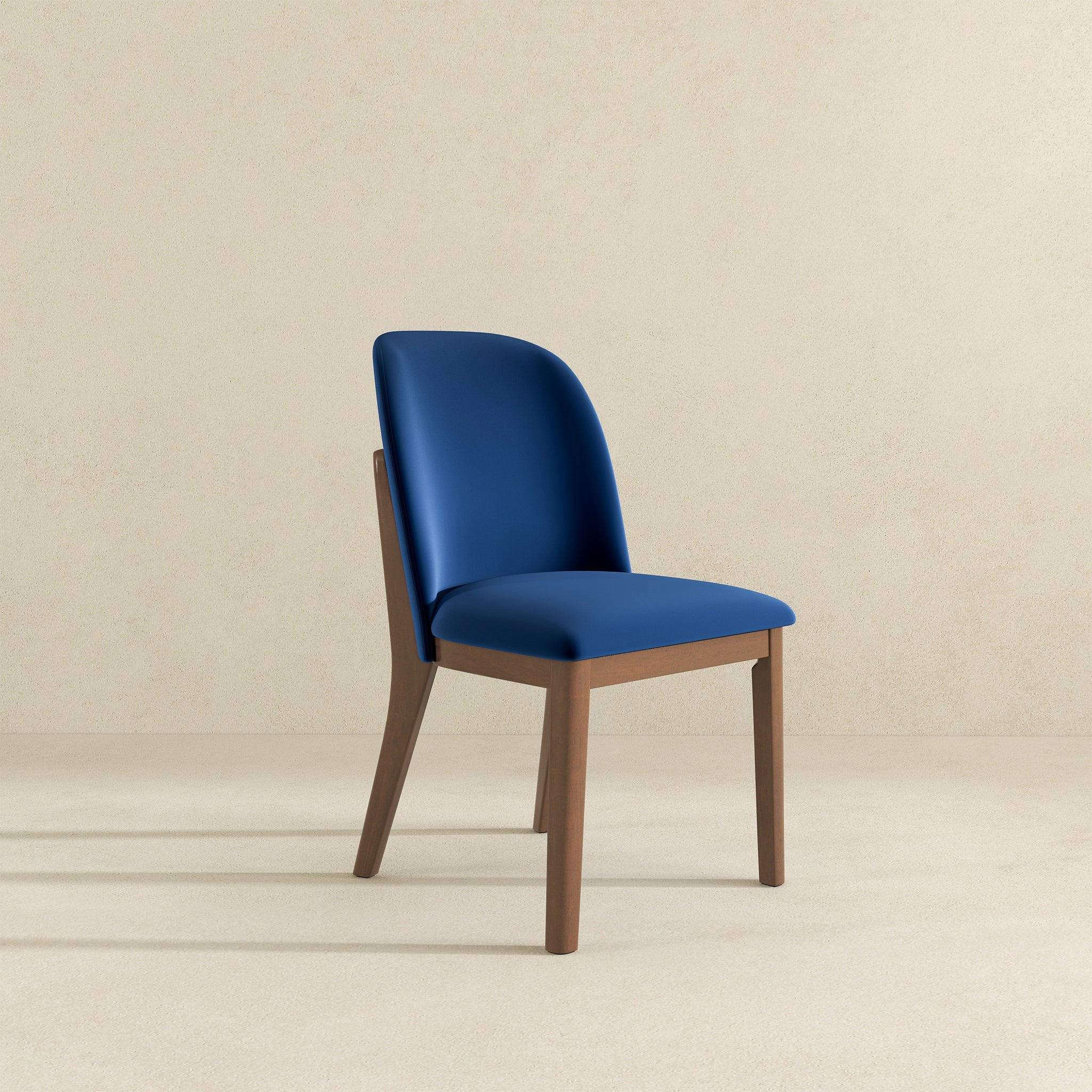 Kaitlyn Navy Blue Velvet Dining Chair (Set Of 2) - DCH00400504