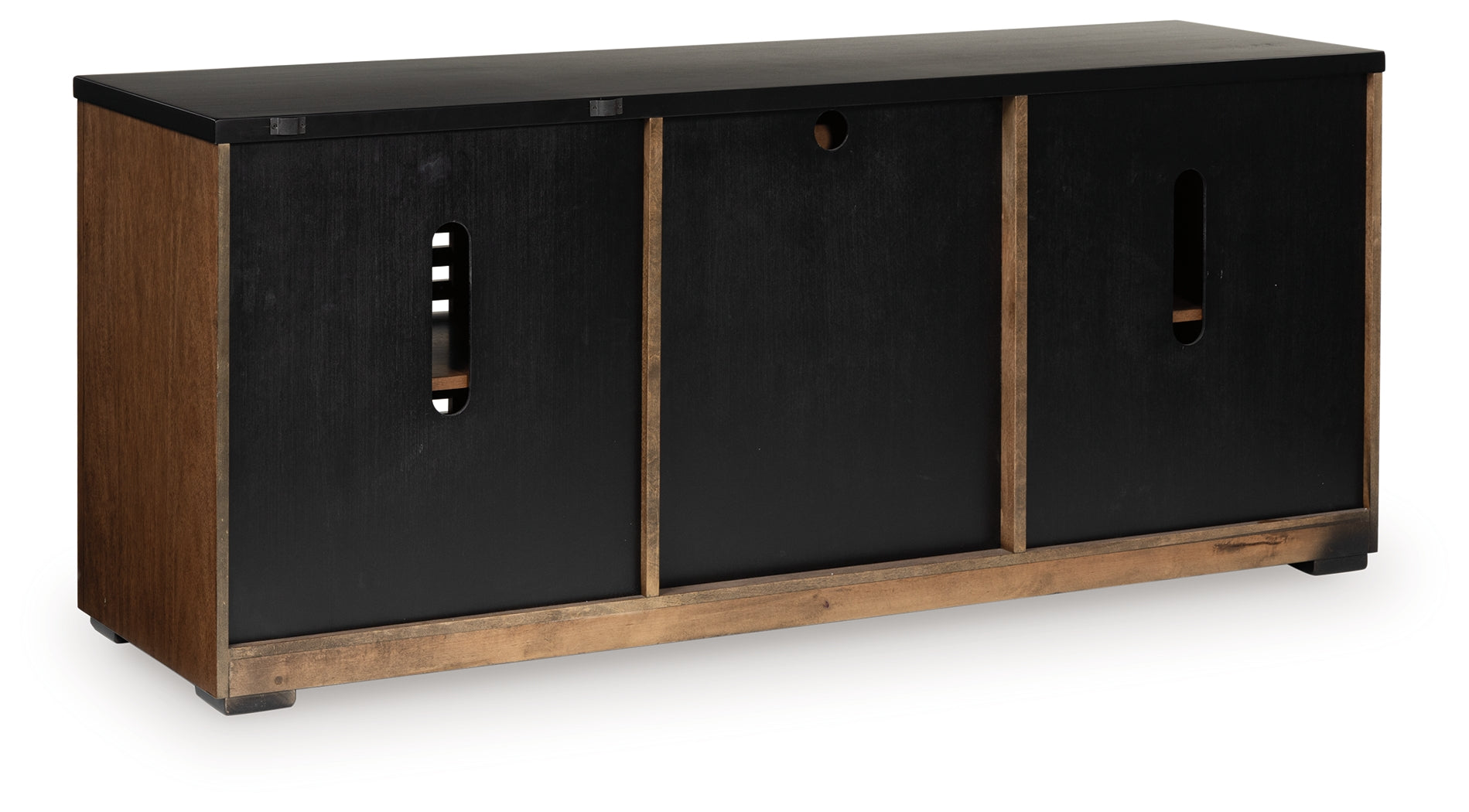 Kallari Warm Brown/Black Credenza - H737-60