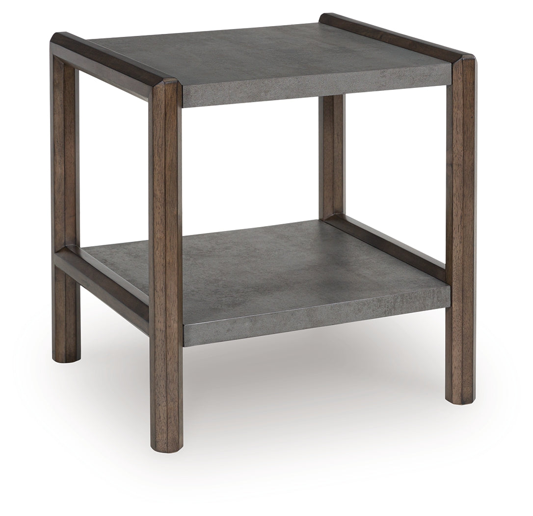 Kallenny Brown/Gray End Table - T669-3