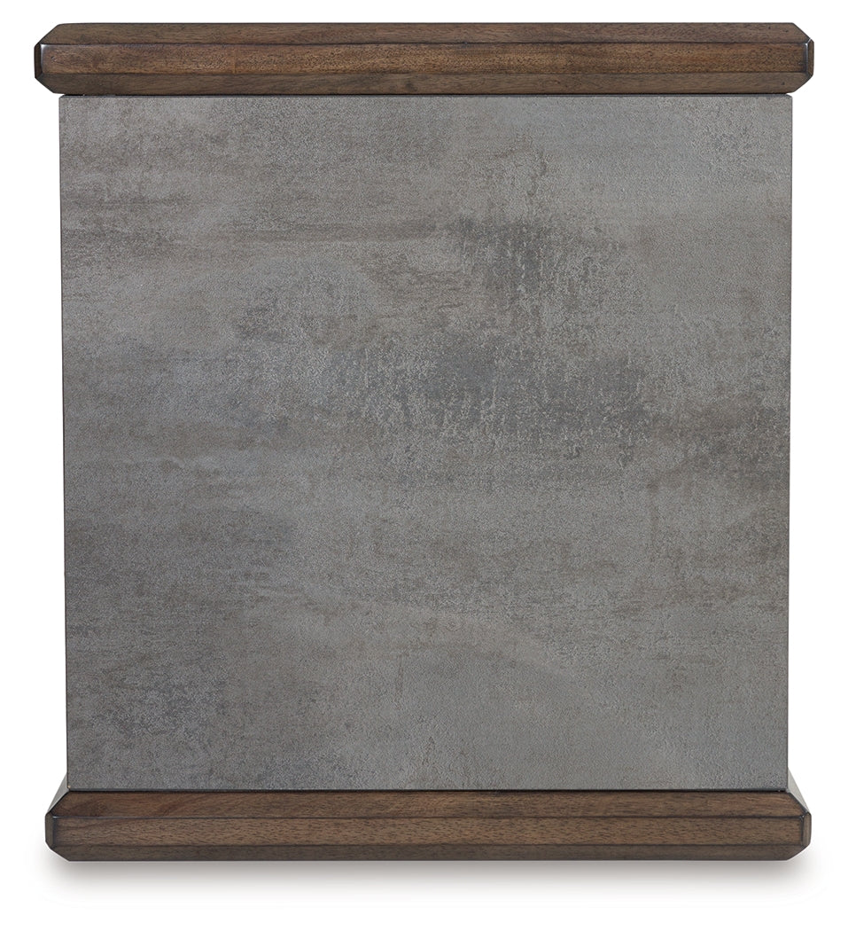 Kallenny Brown/Gray End Table - T669-3