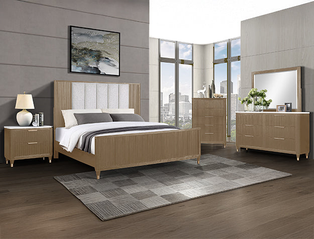 Kara Dresser-Cerused Natural - B1450-1