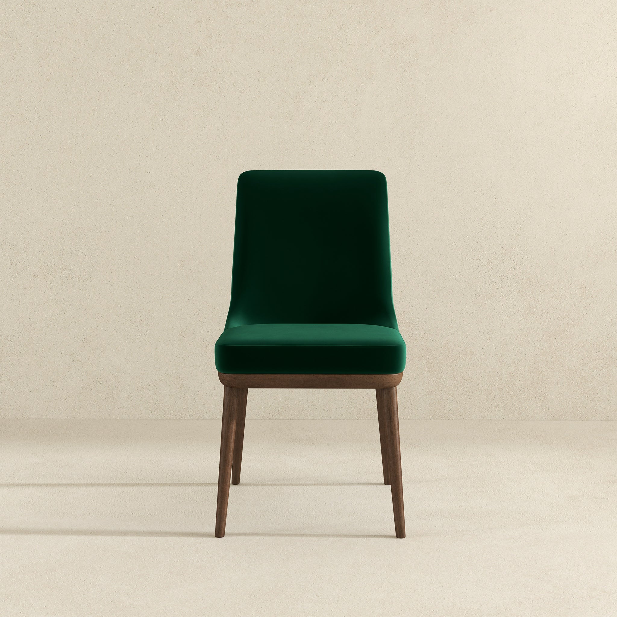 Kate Green Velvet Solid Wood Dining Chair (Set Of 2) - DCH00400703