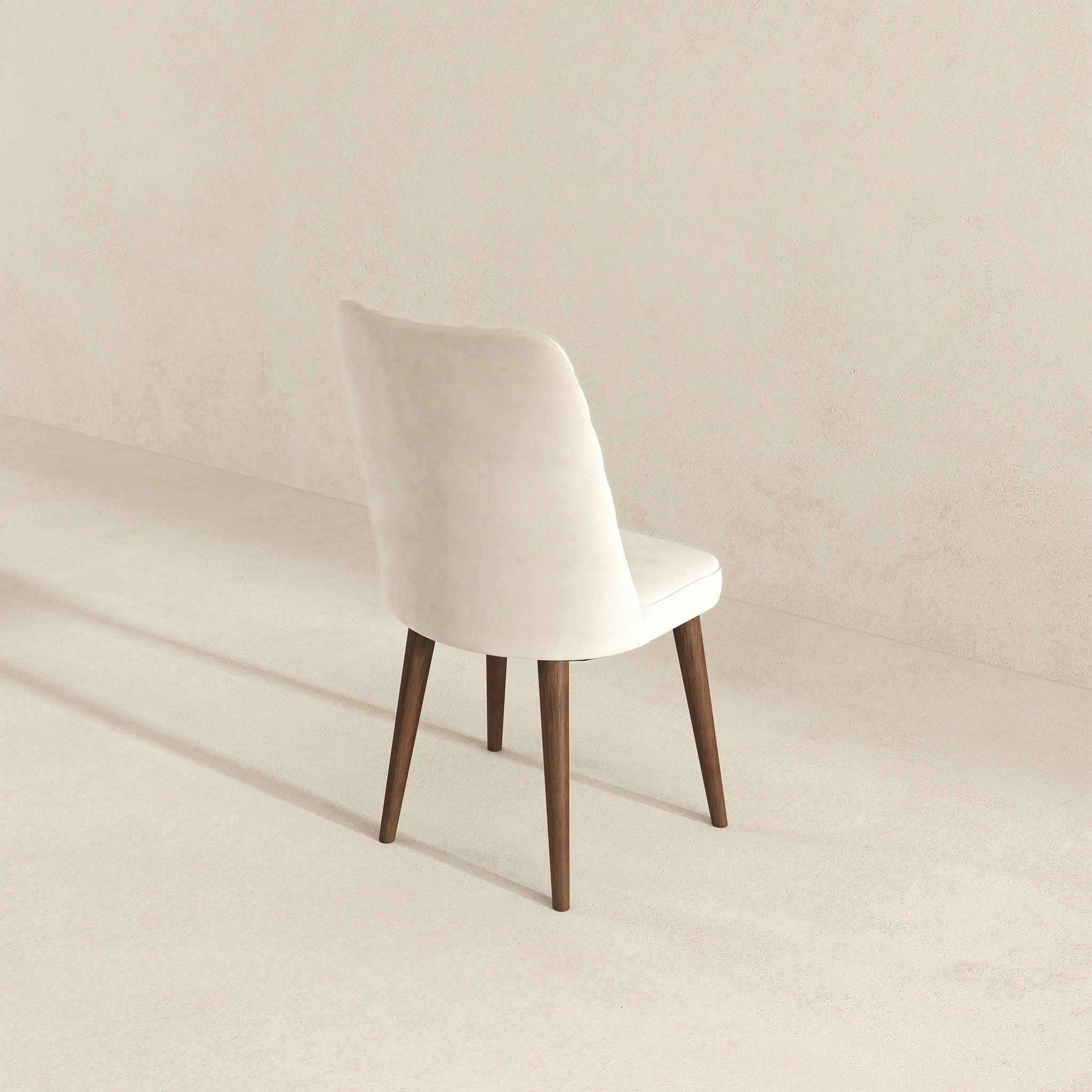 Katie Beige Velvet Dining Chair (Set Of 2) - DCH01701001