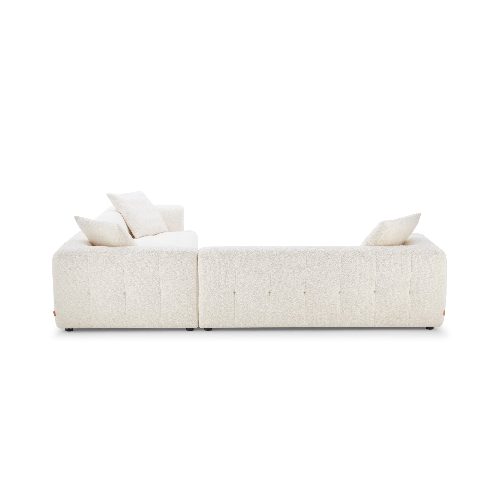 Kaynes Ivory Boucle Corner Sofa - CSC03101201