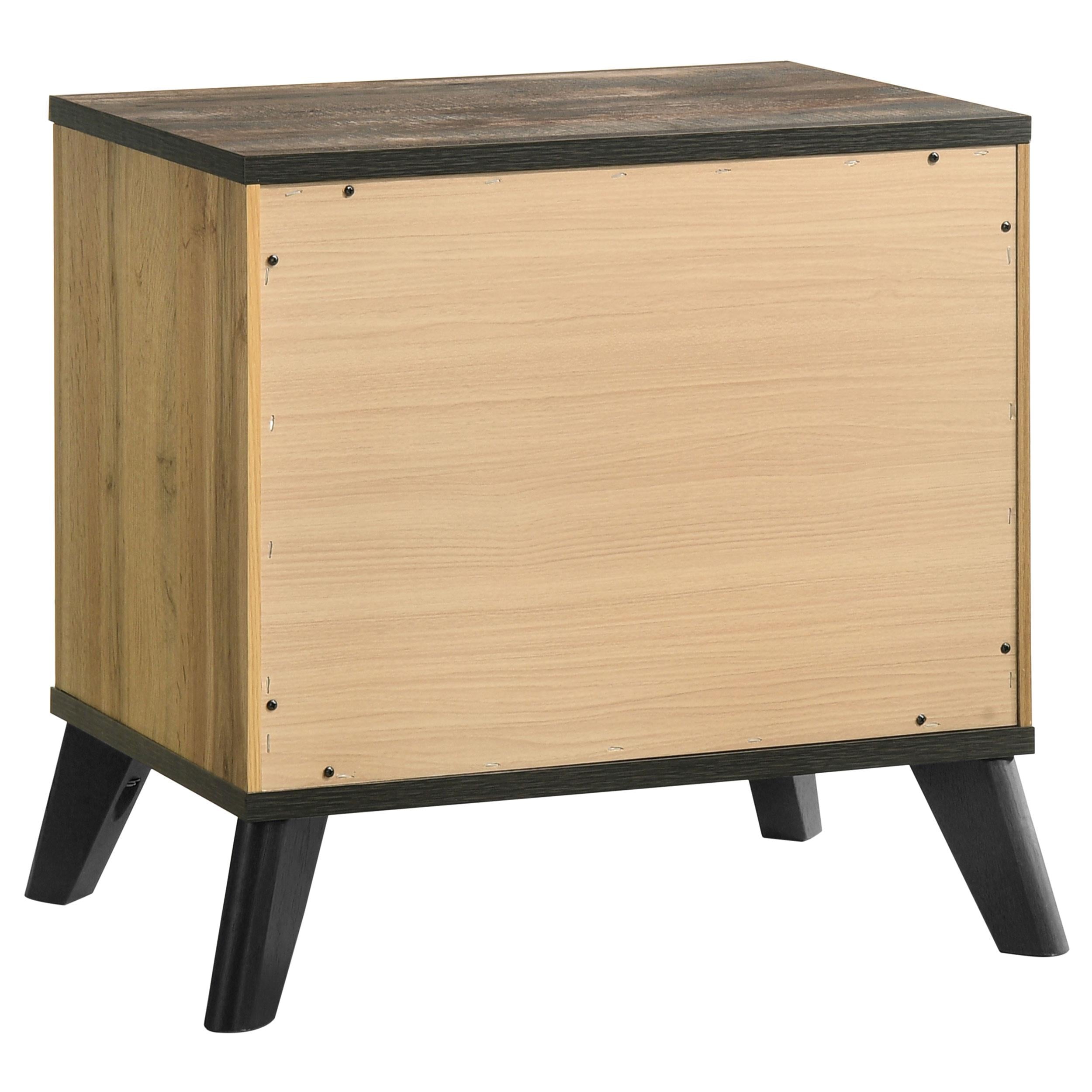 Kaywood 2-drawer Nightstand Bedside Table Natural Pine - 225002