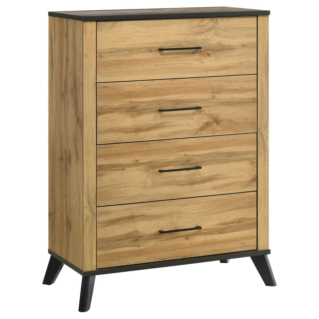 Kaywood 4-drawer Bedroom Chest of Drawers Natural Pine - 225005