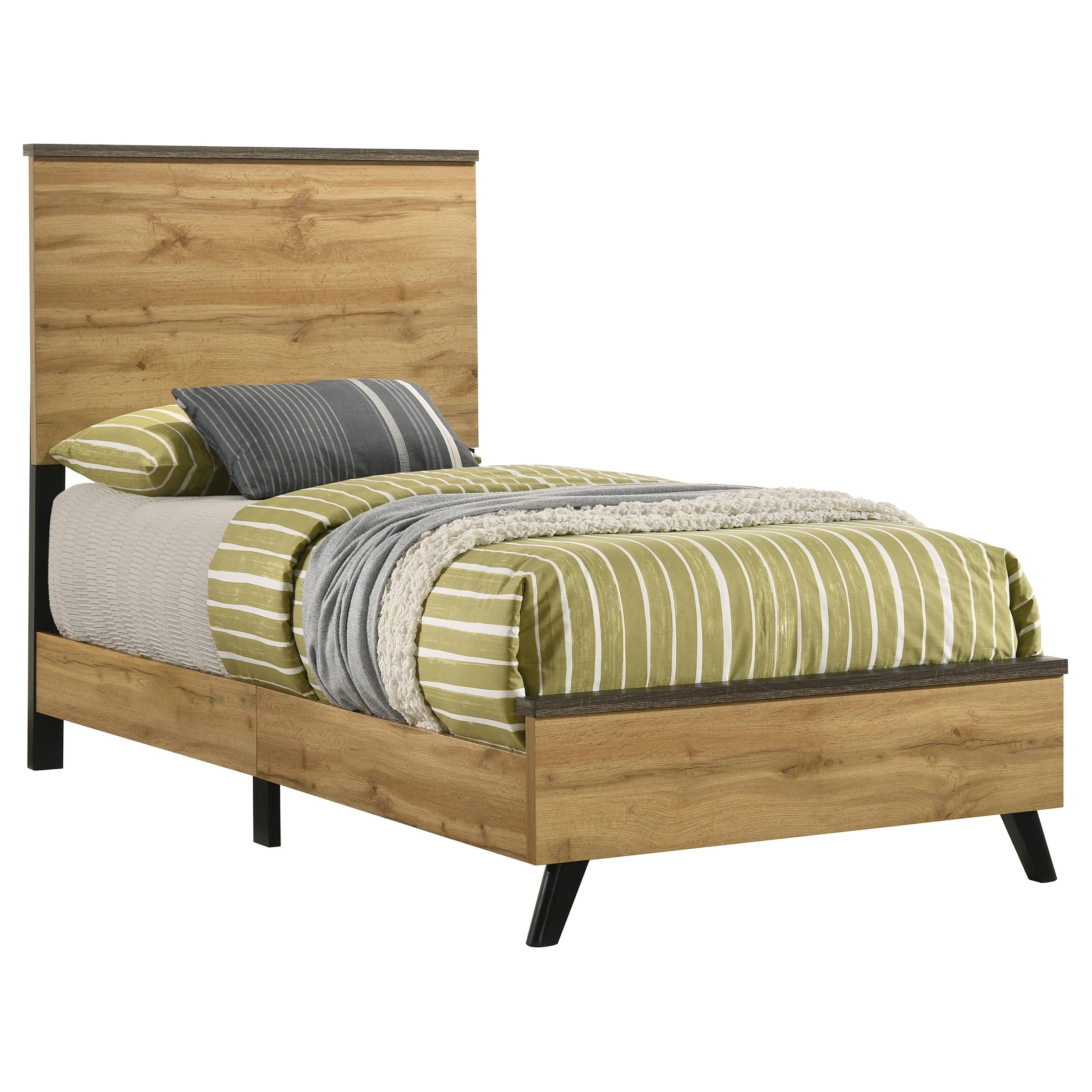 Kaywood 51-inch Twin Panel Bed Natural Pine - 225001T