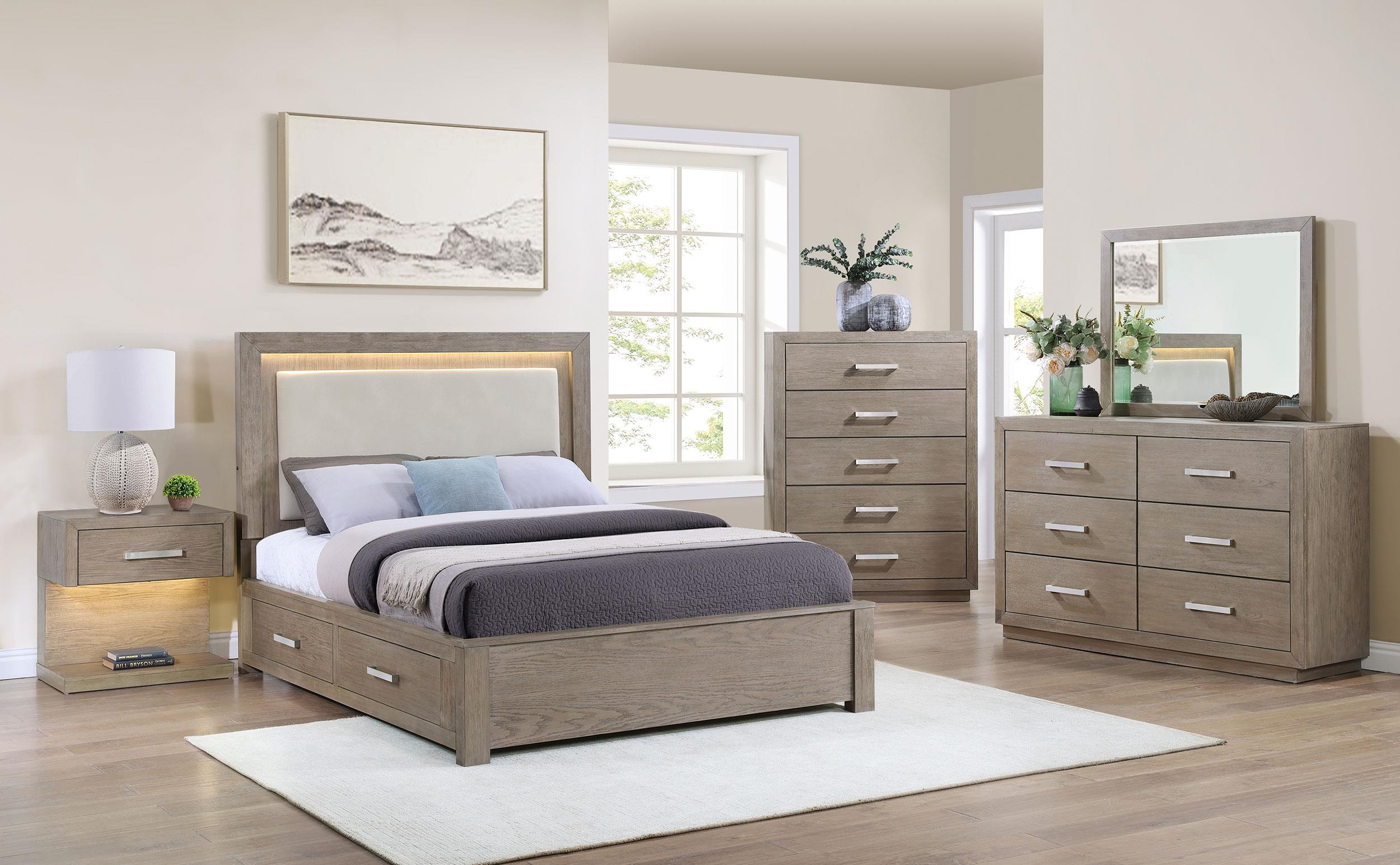 Kenora 5-piece California King Bedroom Set Barley Brown - 224850KW-S5
