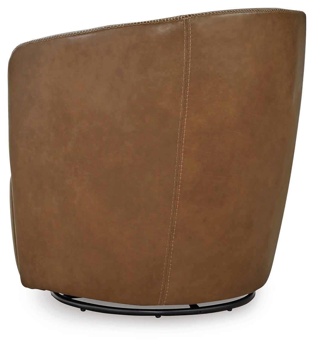 Kierreys Caramel Swivel Chair - A3000700