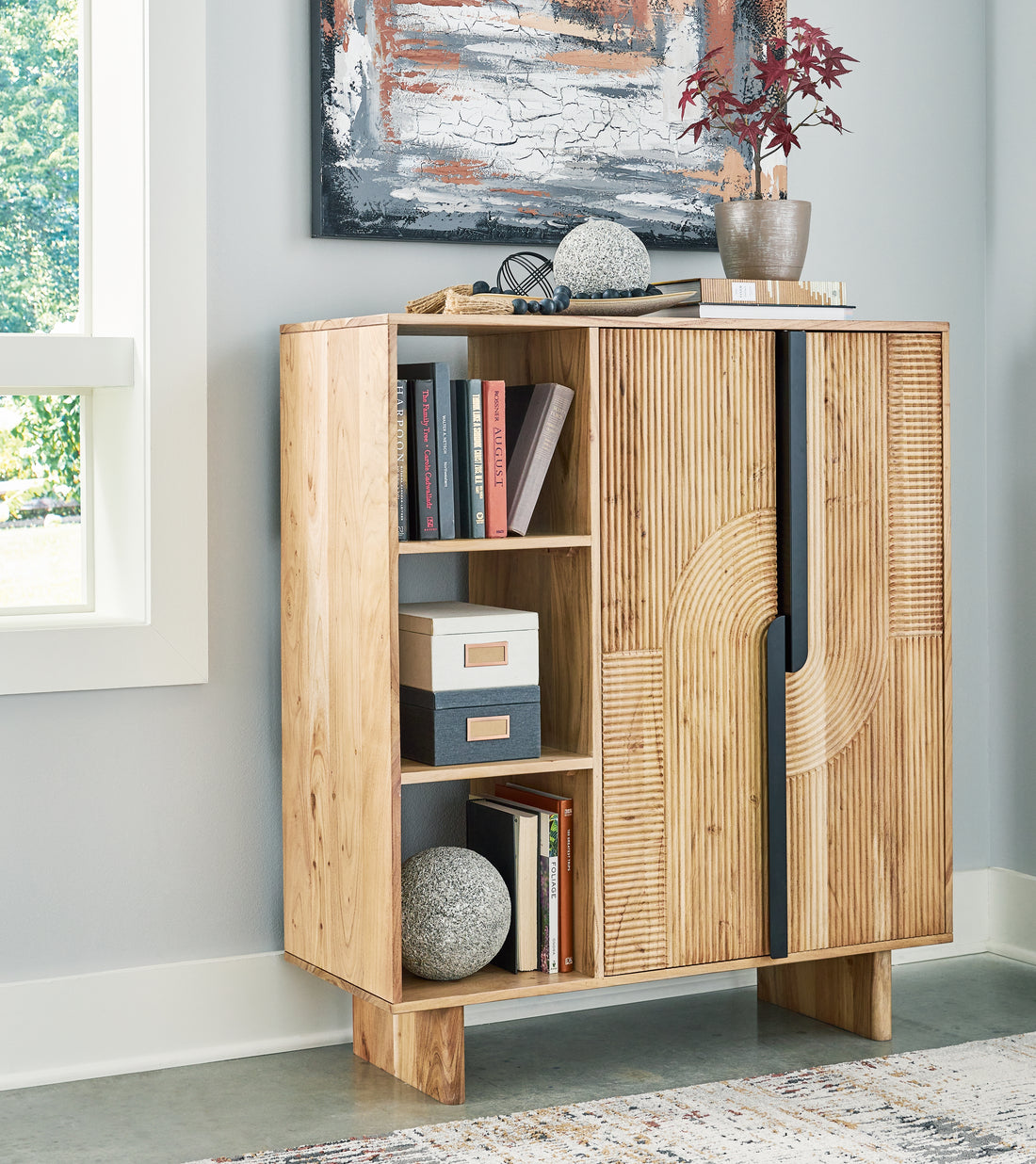Kierwell Natural Accent Cabinet - A4000653
