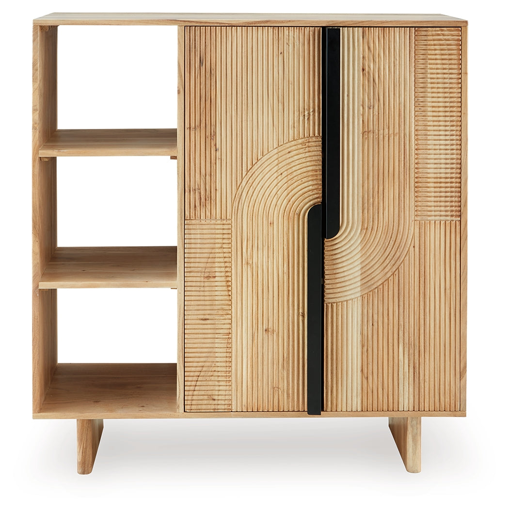 Kierwell Natural Accent Cabinet - A4000653