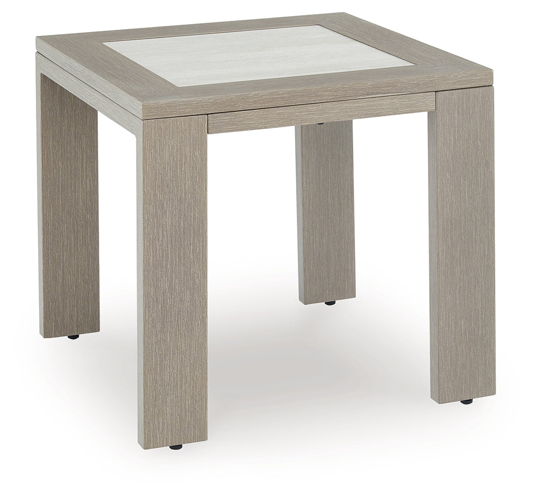 Kimpton Isle Brown Outdoor End Table - P704-702