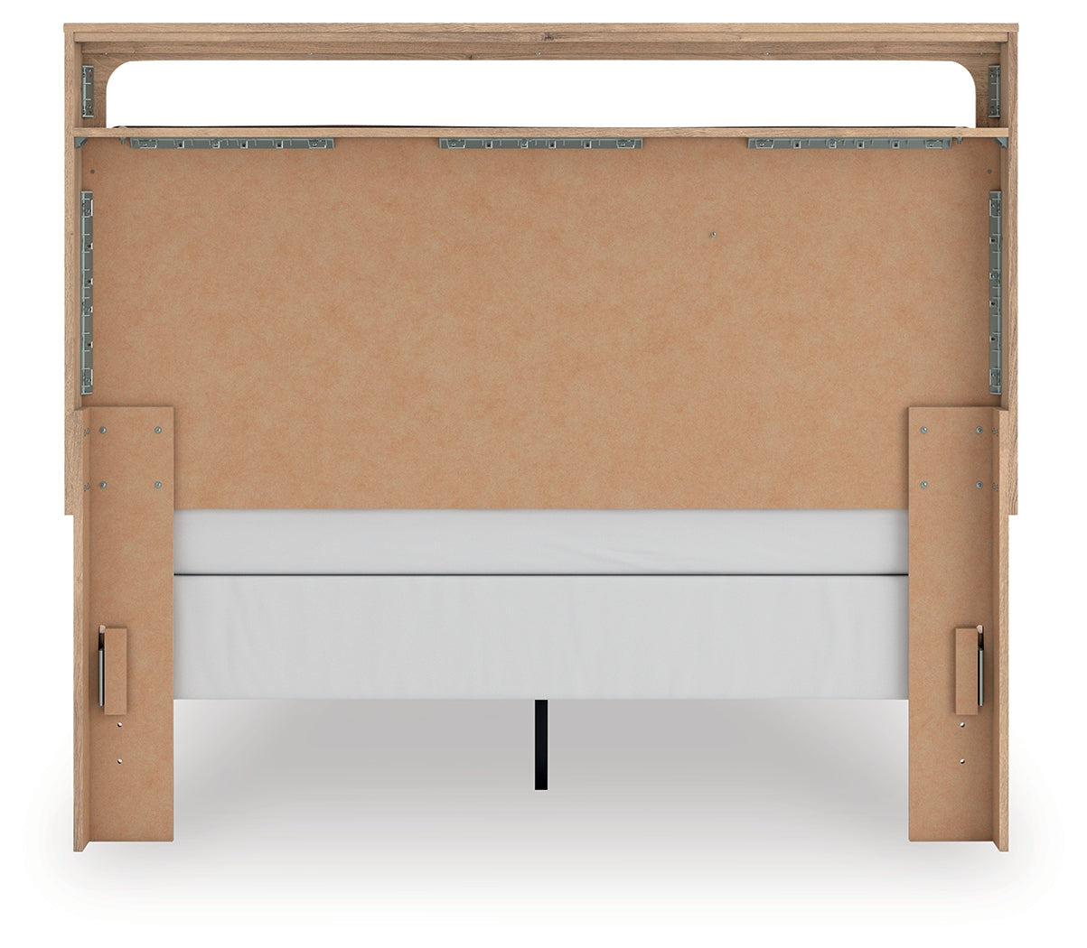 Kinlanni Tan Queen Upholstered Panel Bed - PCB1360B4