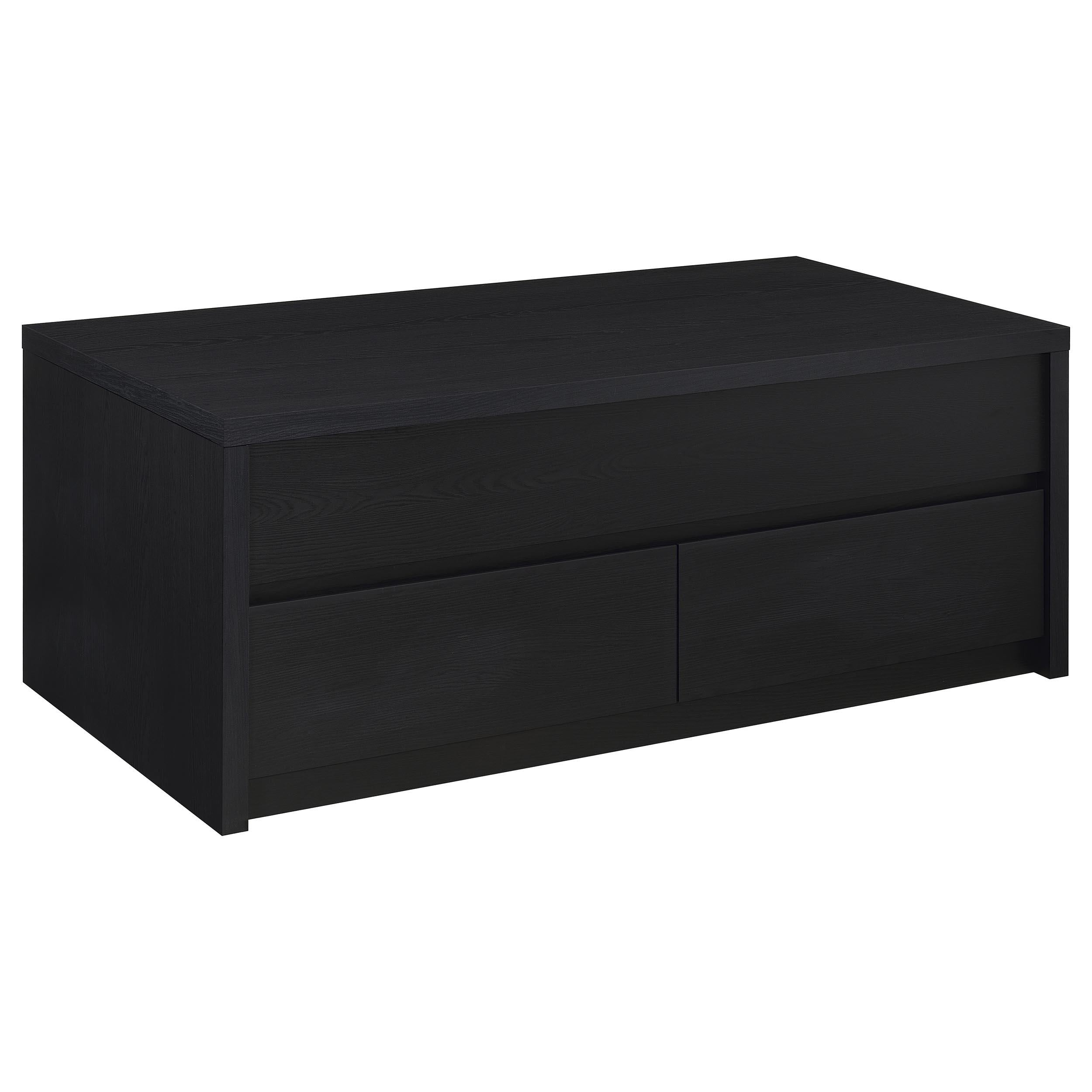 Knapp 2-piece Lift Top Coffee Table Set Black - 706228-S2