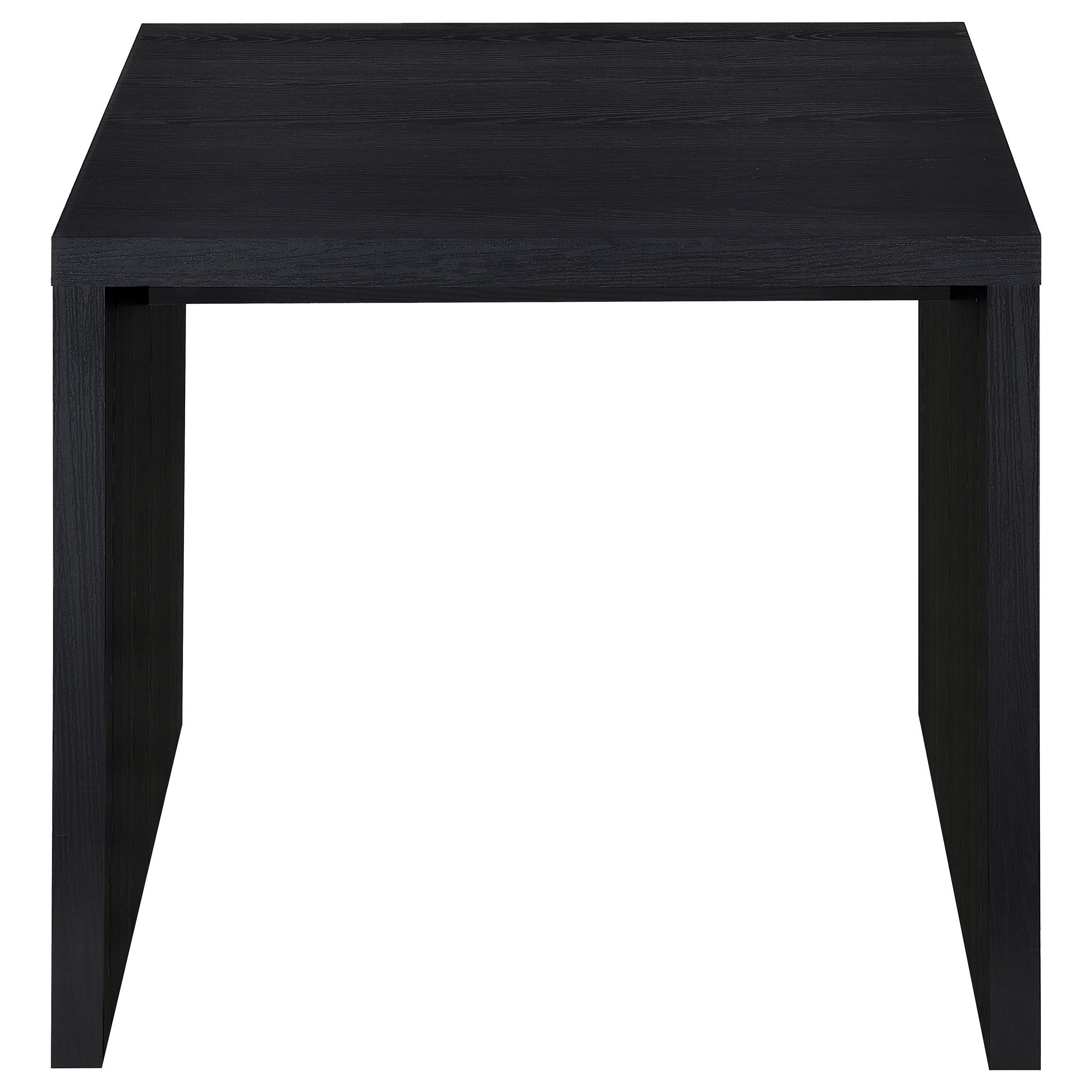 Knapp Engineered Wood Square Side End Table Black - 706227