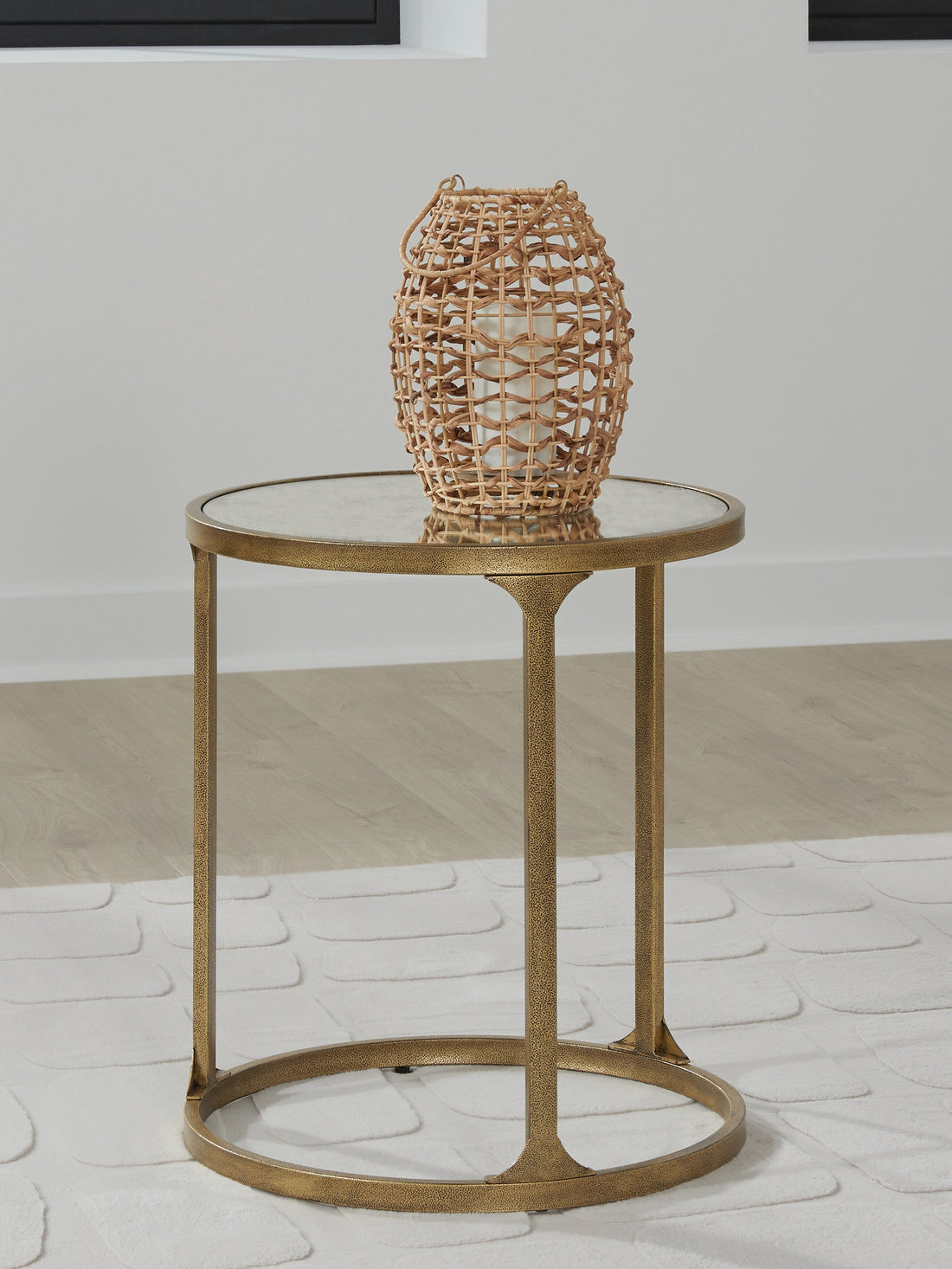 Korajane Antique Gold End Table - T399-6
