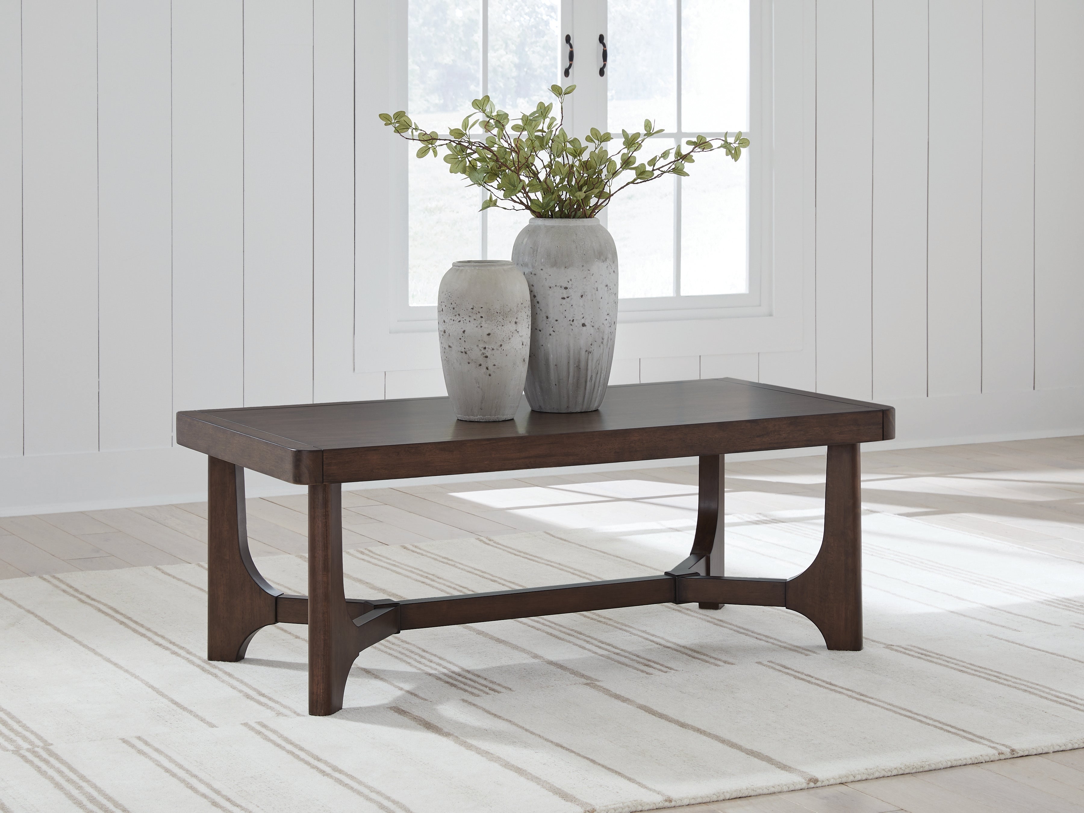 Korestone Dark Brown Coffee Table - T438-1