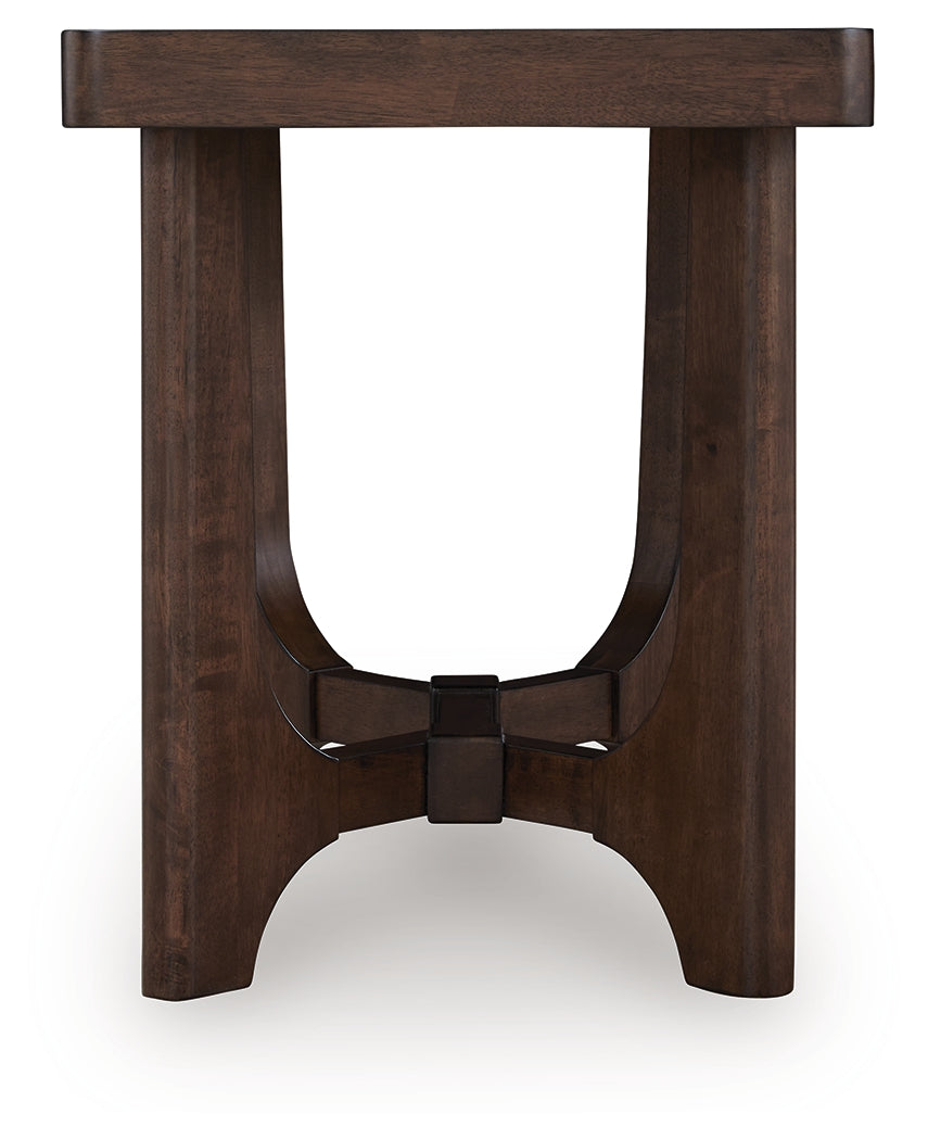 Korestone Dark Brown End Table - T438-3