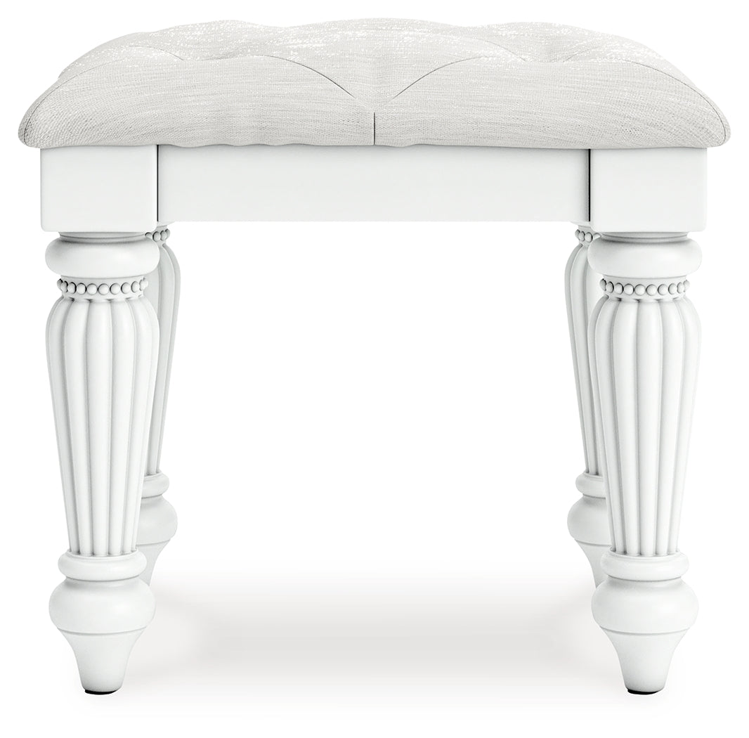 Kozlani Vanity, Mirror and Stool - PCB1819B11