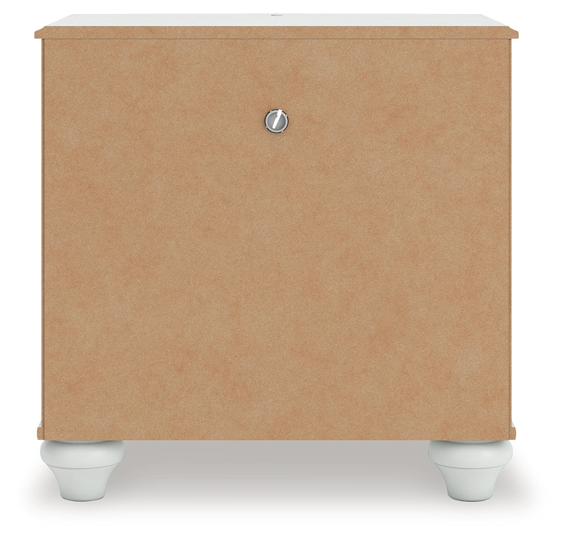 Kozlani White Nightstand - PCB1819-91