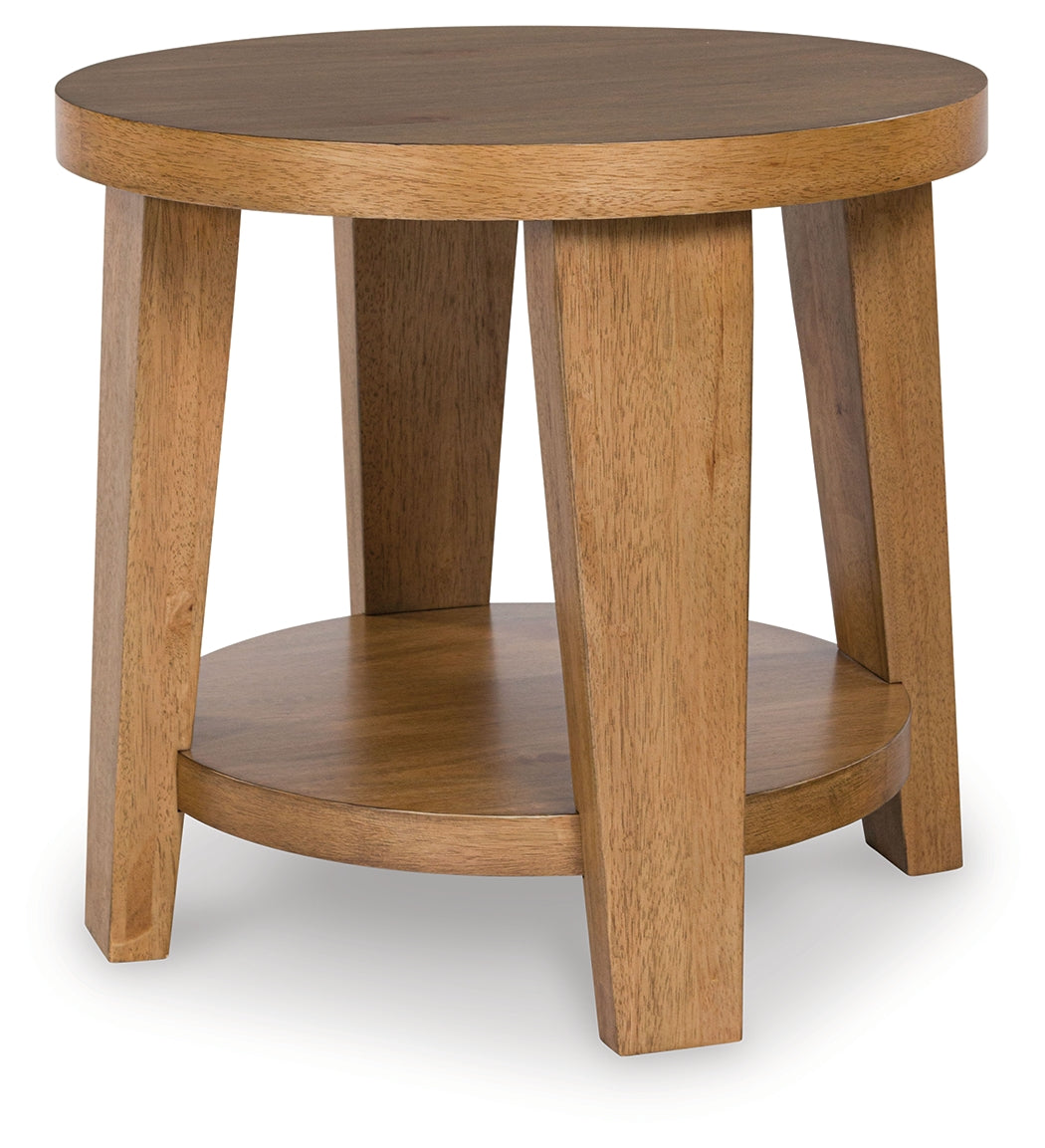 Kristiland Light Brown End Table - T674-6 - Bien Home Furniture & Electronics