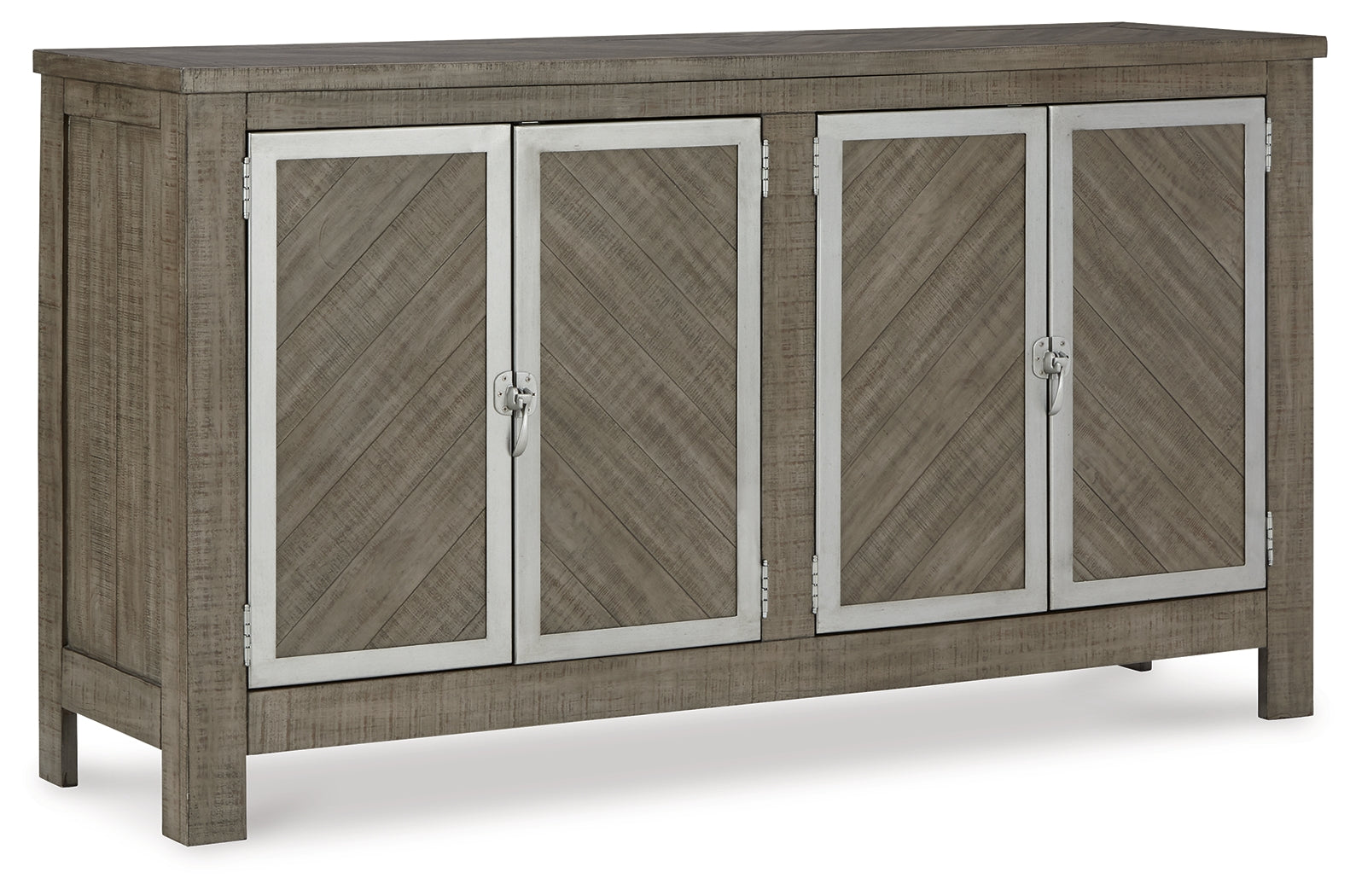 Krystanza Weathered Gray Dining Server - D766-60