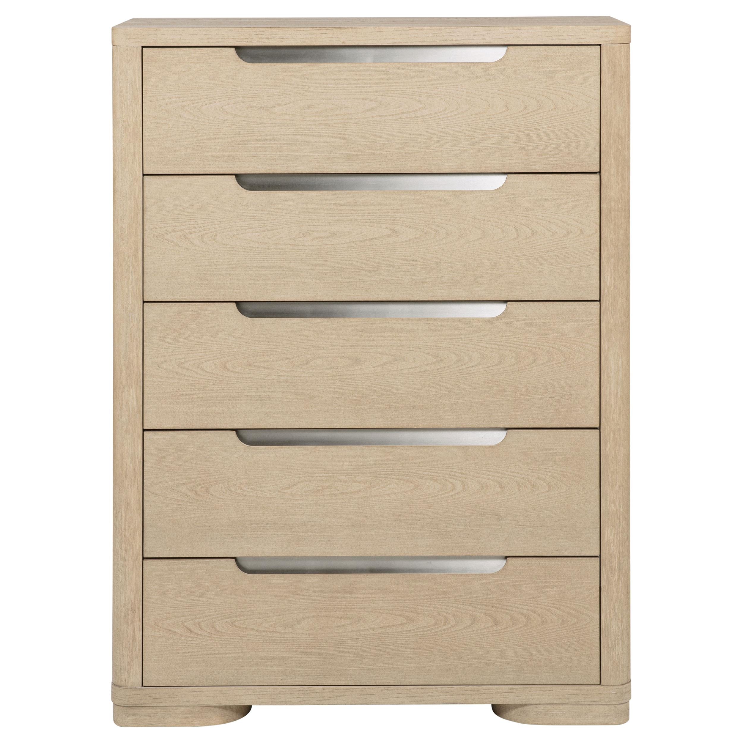 Ladera 5-drawer Bedroom Chest of Drawers Light Elm - 225085