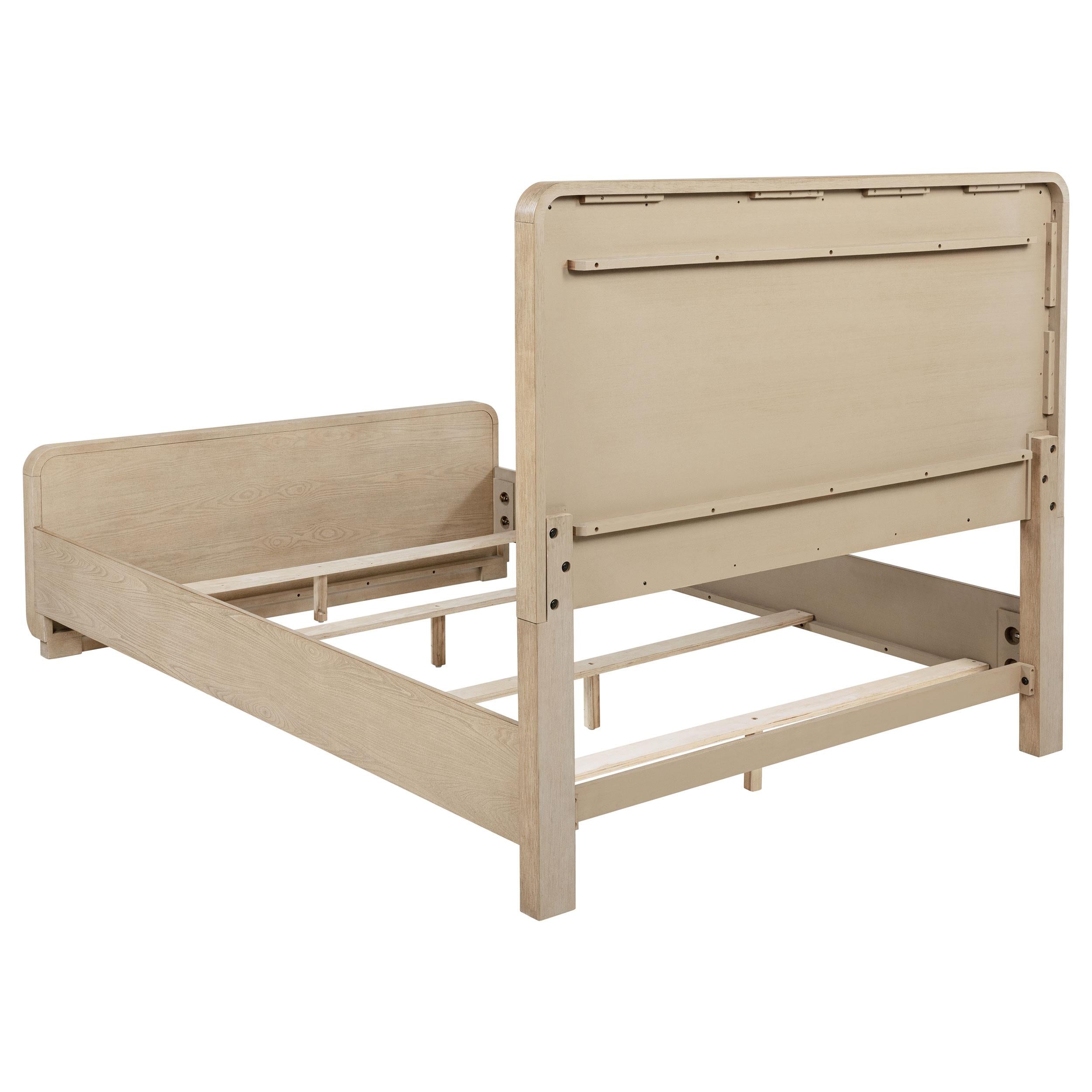 Ladera 56-inch Eastern King Panel Bed Light Elm - 225081KE