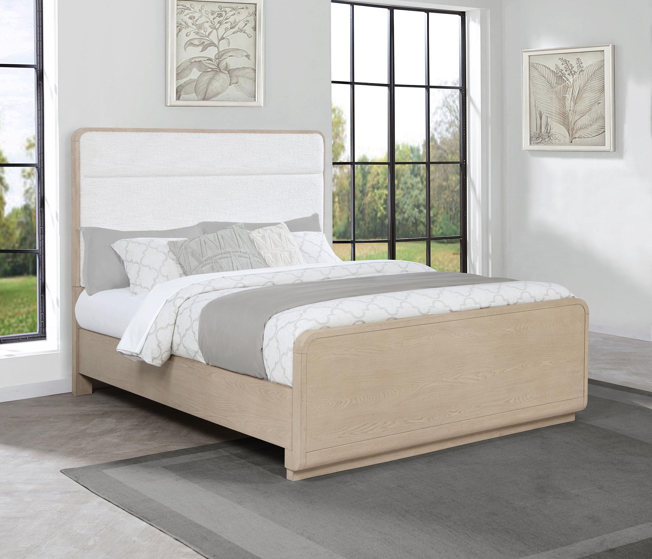 Ladera 56-inch Queen Panel Bed Light Elm - 225081Q