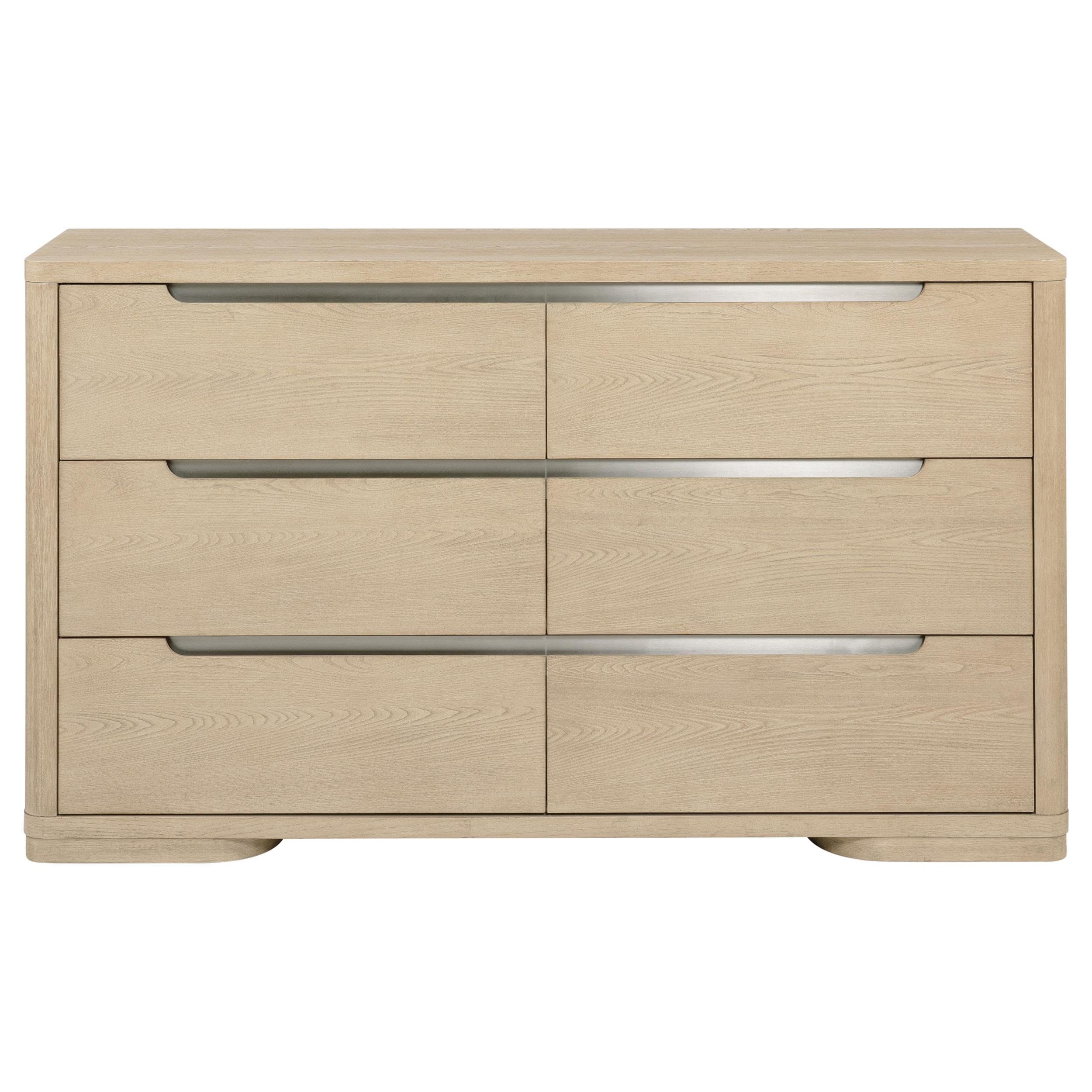 Ladera 6-drawer Bedroom Dresser Light Elm - 225083
