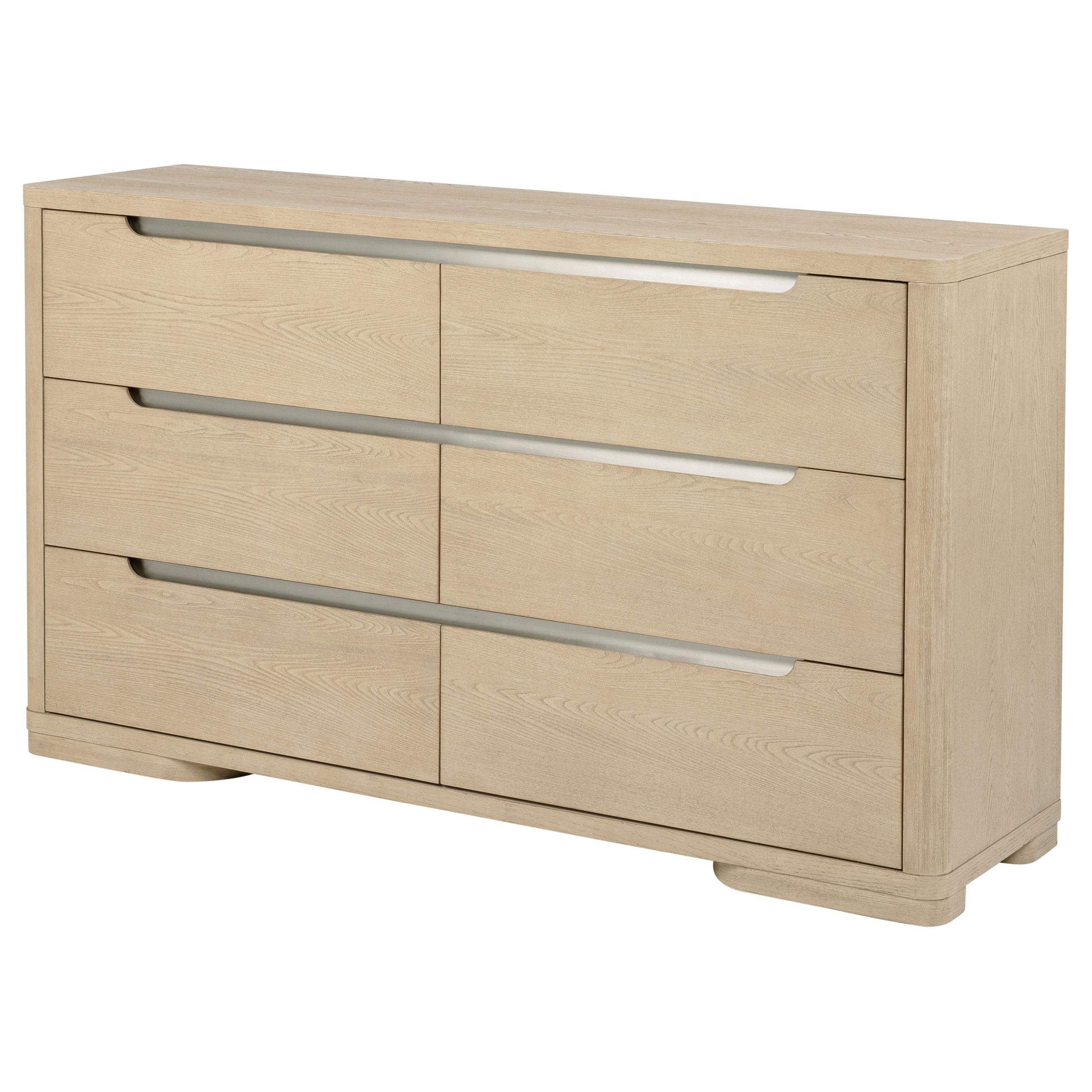 Ladera 6-drawer Bedroom Dresser Light Elm - 225083