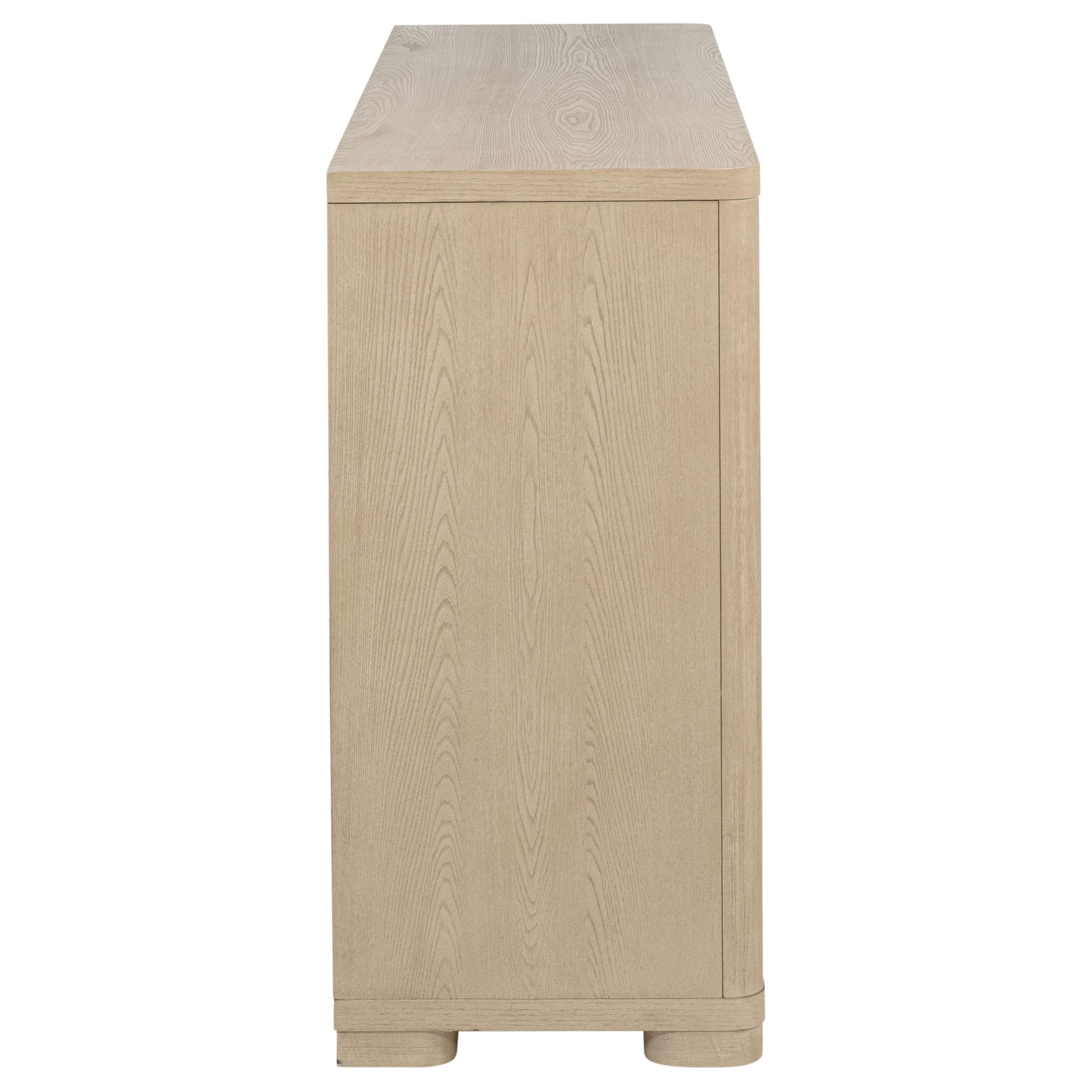 Ladera 6-drawer Bedroom Dresser Light Elm - 225083