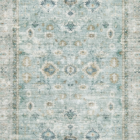 Ladstoney Teal/Beige/Ochre Large Rug - R407501