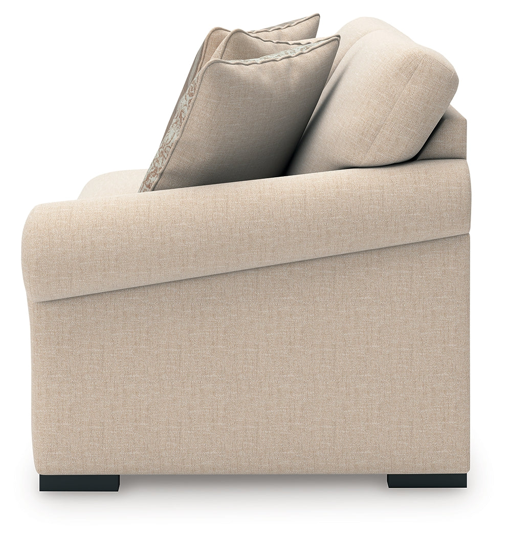 LadyMae Twill Right-Arm Facing Loveseat - 5940456