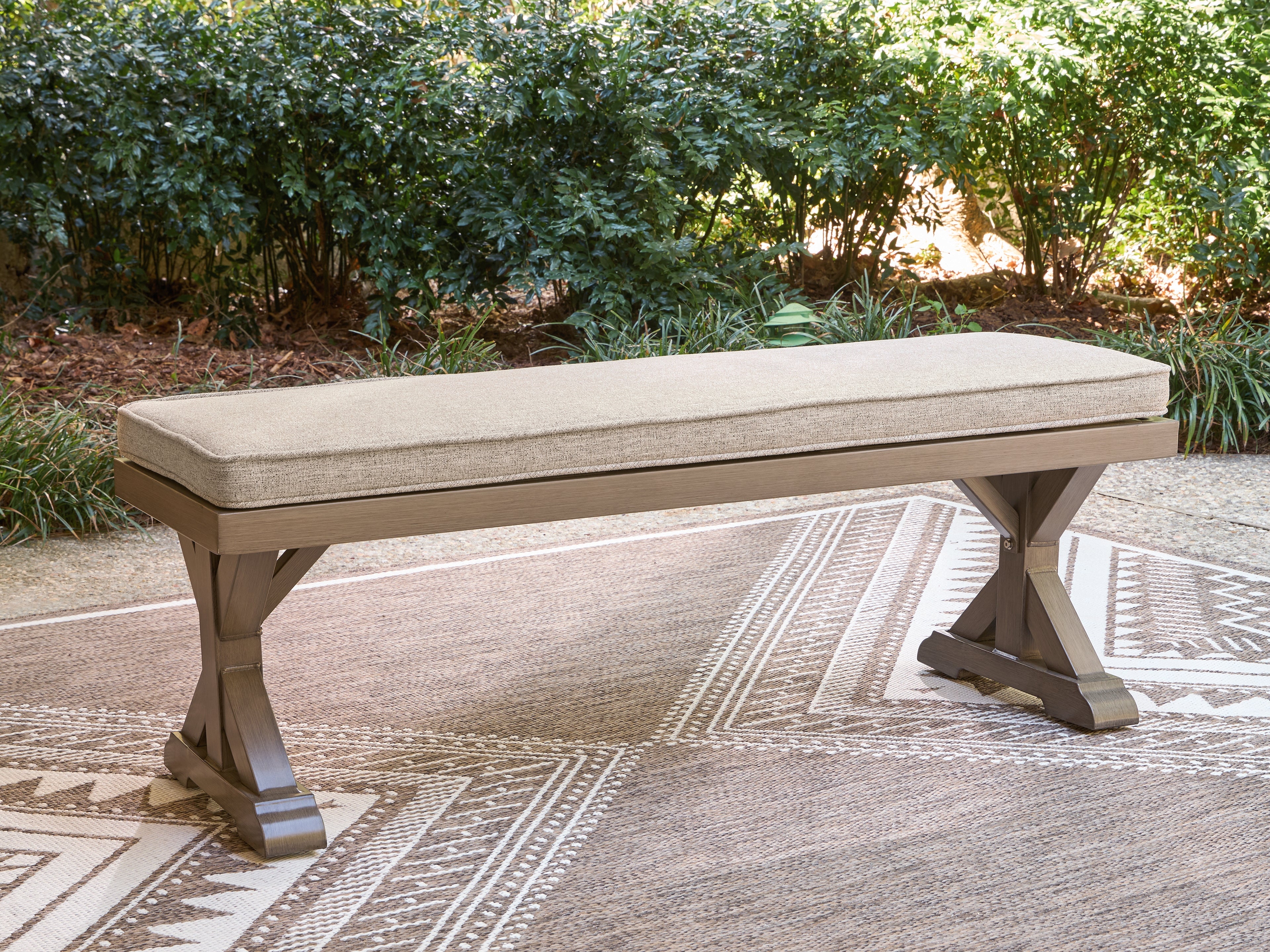 Laguna Heights Beige Bench with Cushion - PCP790-600