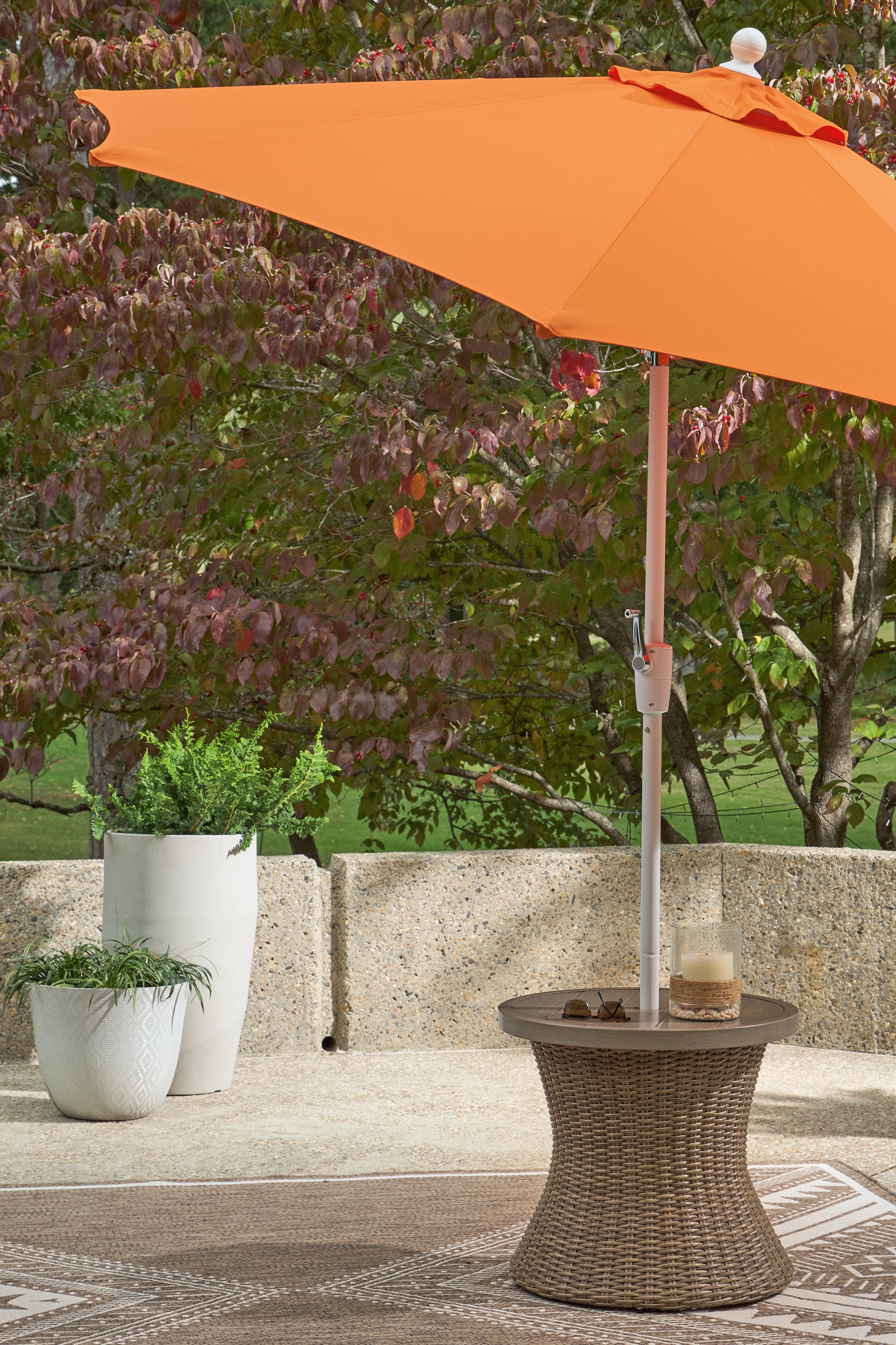 Laguna Heights Beige Outdoor End Table - PCP790-706