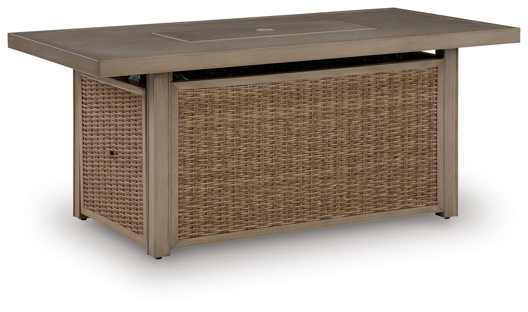 Laguna Heights Beige Outdoor Fire Pit Table - PCP790-773