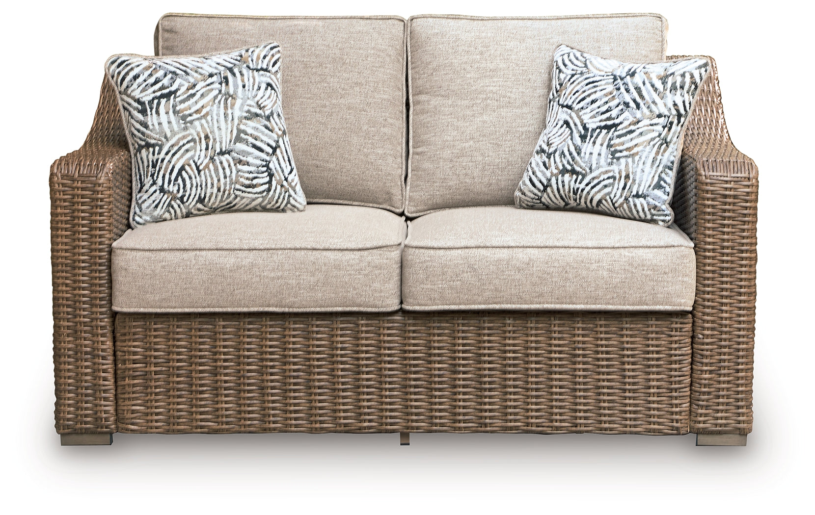Laguna Heights Beige Outdoor Loveseat with Cushion - PCP790-835