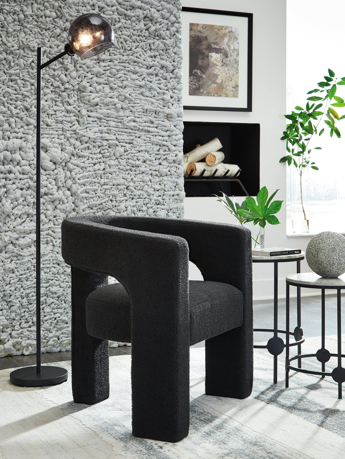 Landick Ebony Accent Chair - A3000698