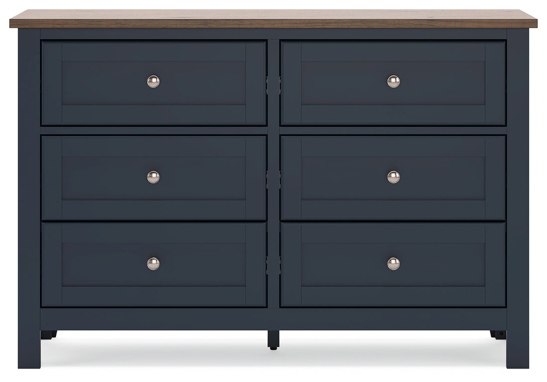 Landocken Twin Panel Bed, Dresser, Chest and Nightstand - B414B20