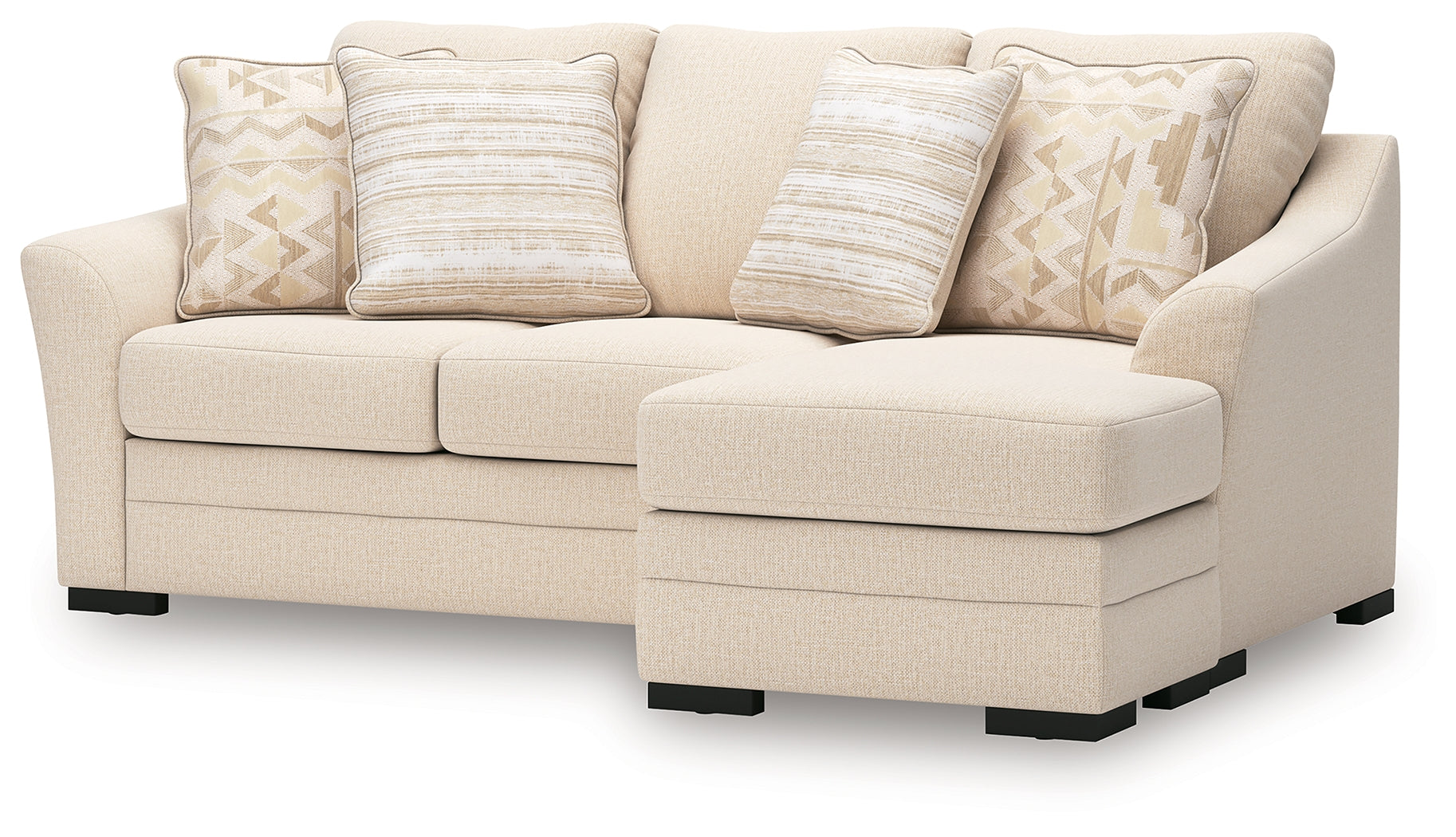 Lango Jute Queen Sofa Chaise Sleeper - 4860268