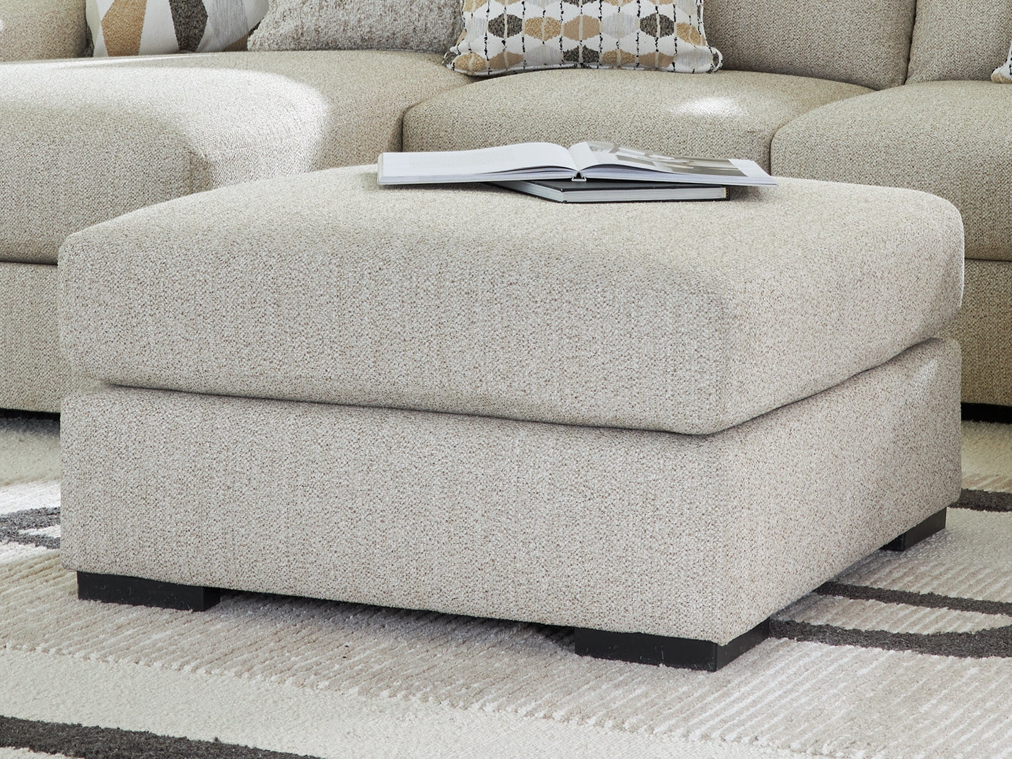 Laurelgrove Pebble Oversized Accent Ottoman - 7510508